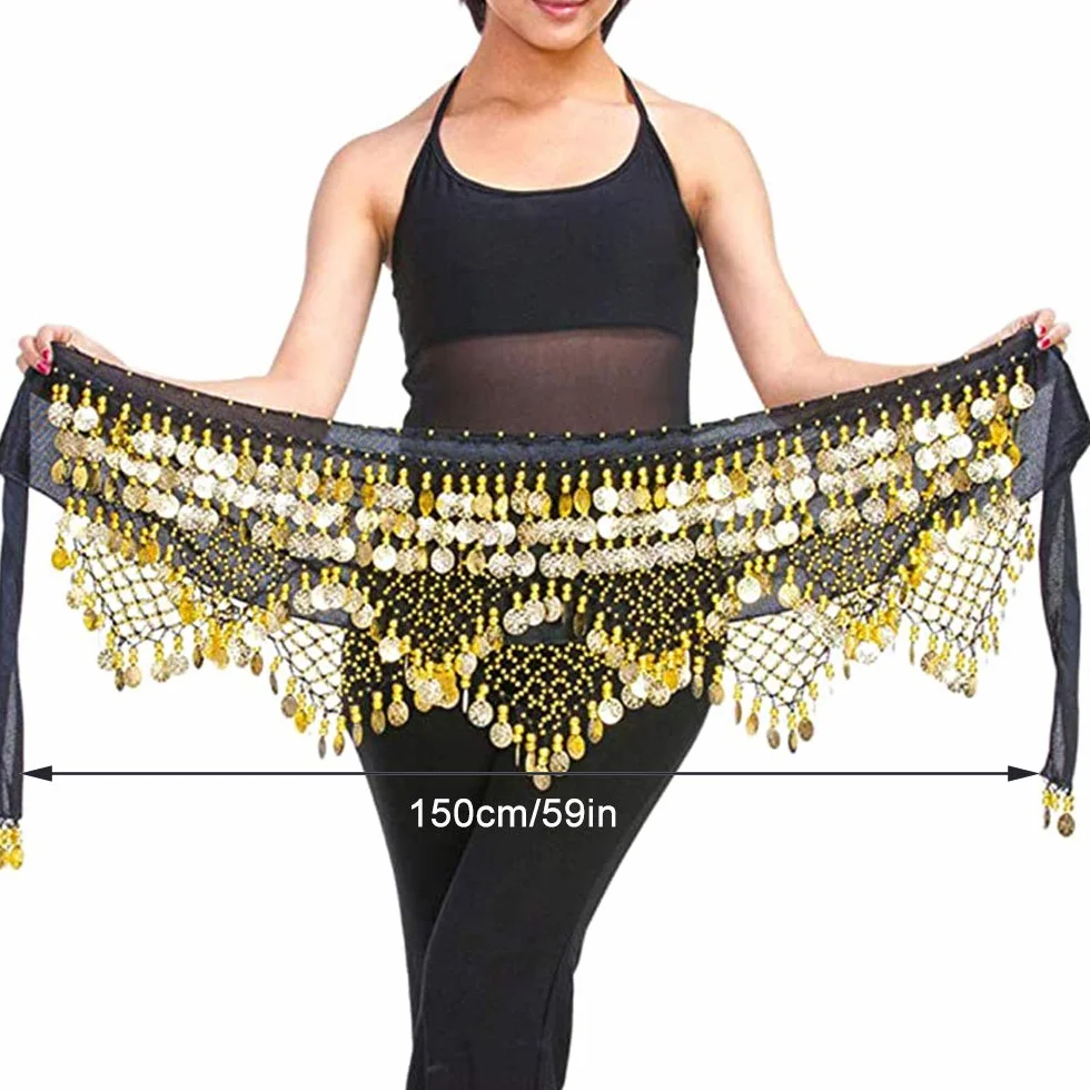 Bufanda para Danza del Vientre, Cinturón Cadena de Cintura de Baile, Decoración de Bailarina