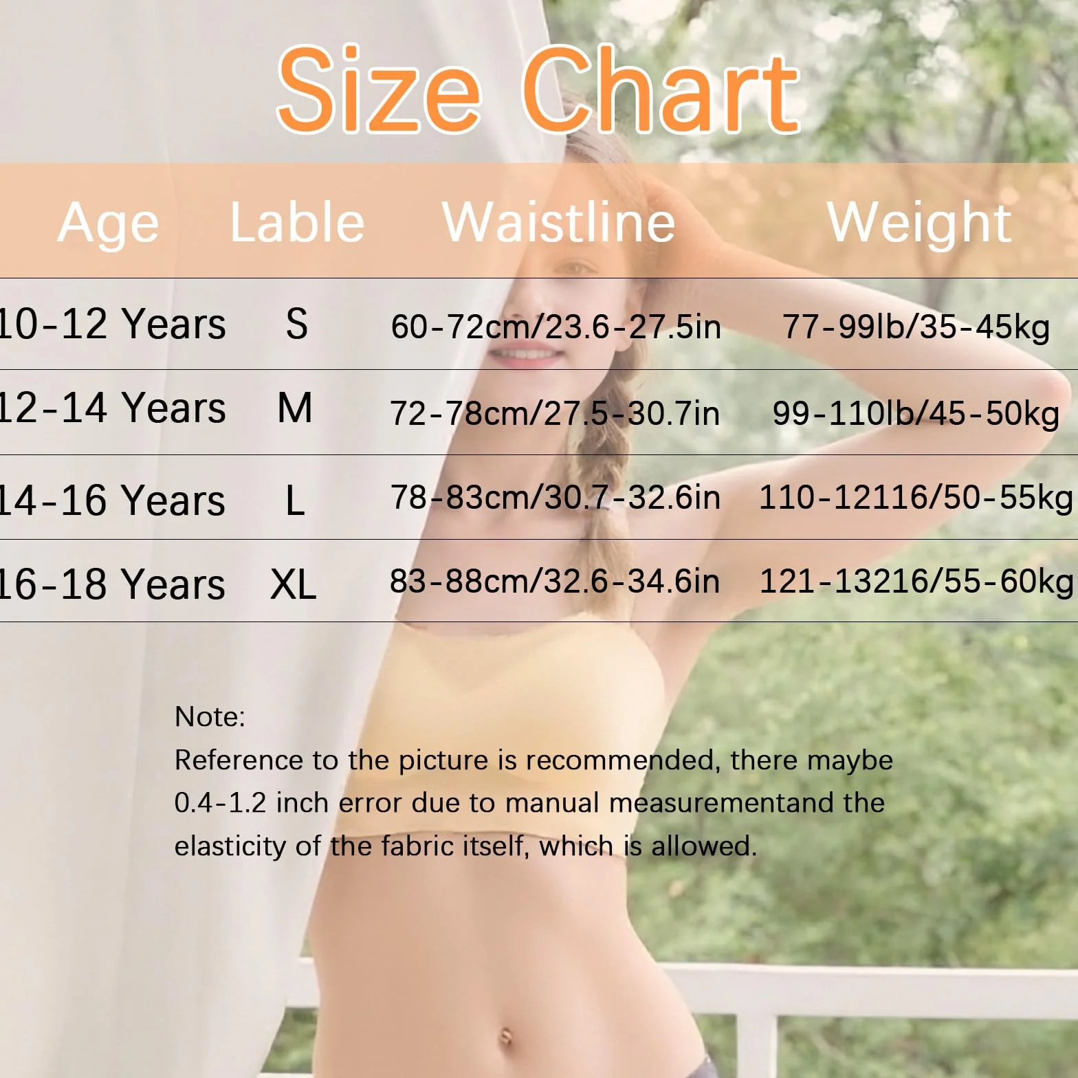 Sujetador sin tirantes invisible bandeau para niñas 10-18 años, paquete de dos