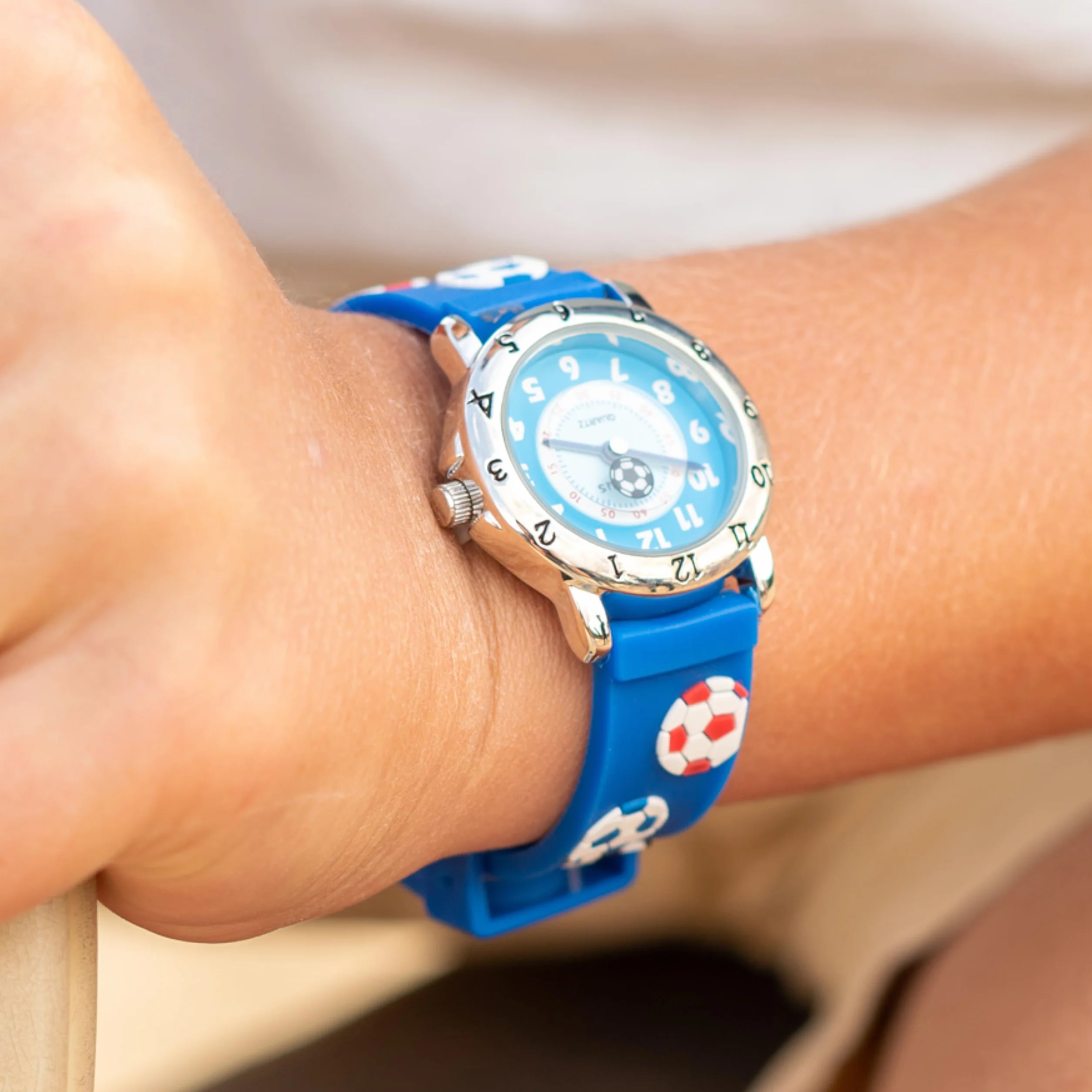 Kiddus Reloj Educativo Analógico para Niño con Sistema Time Teacher, Mecanismo de Cuarzo Japonés