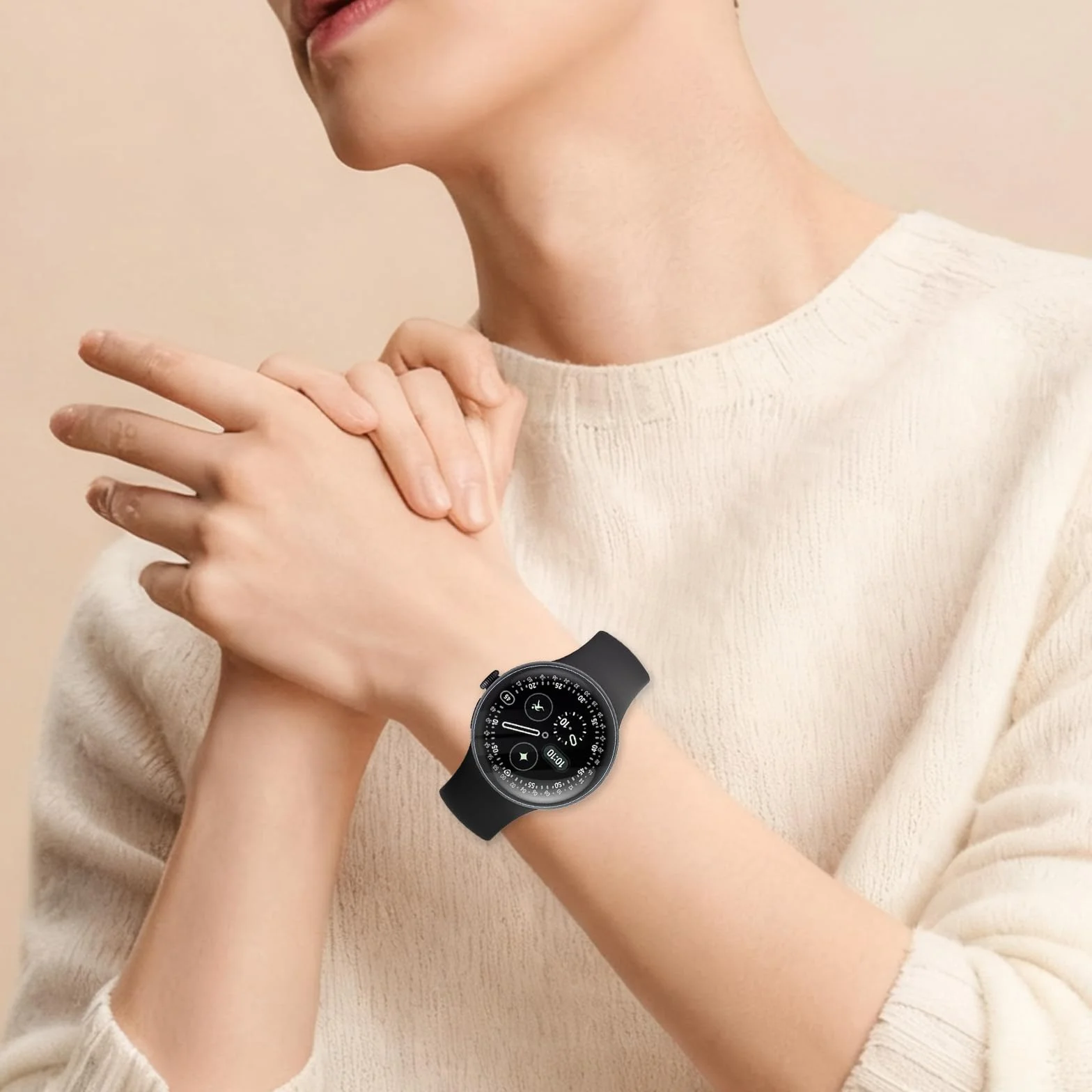 Protector de pantalla Google Pixel Watch 4 41 mm TPU Ultra HD Anti arañazos