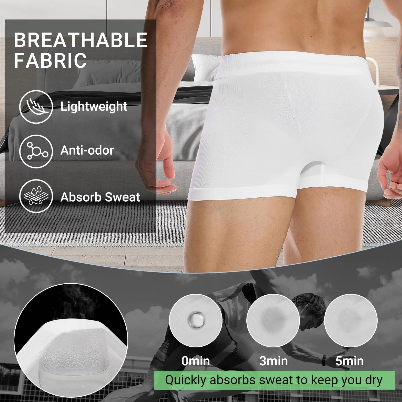 MEETWEE Leggins de Compresión para Hombre Running Fitness Yoga