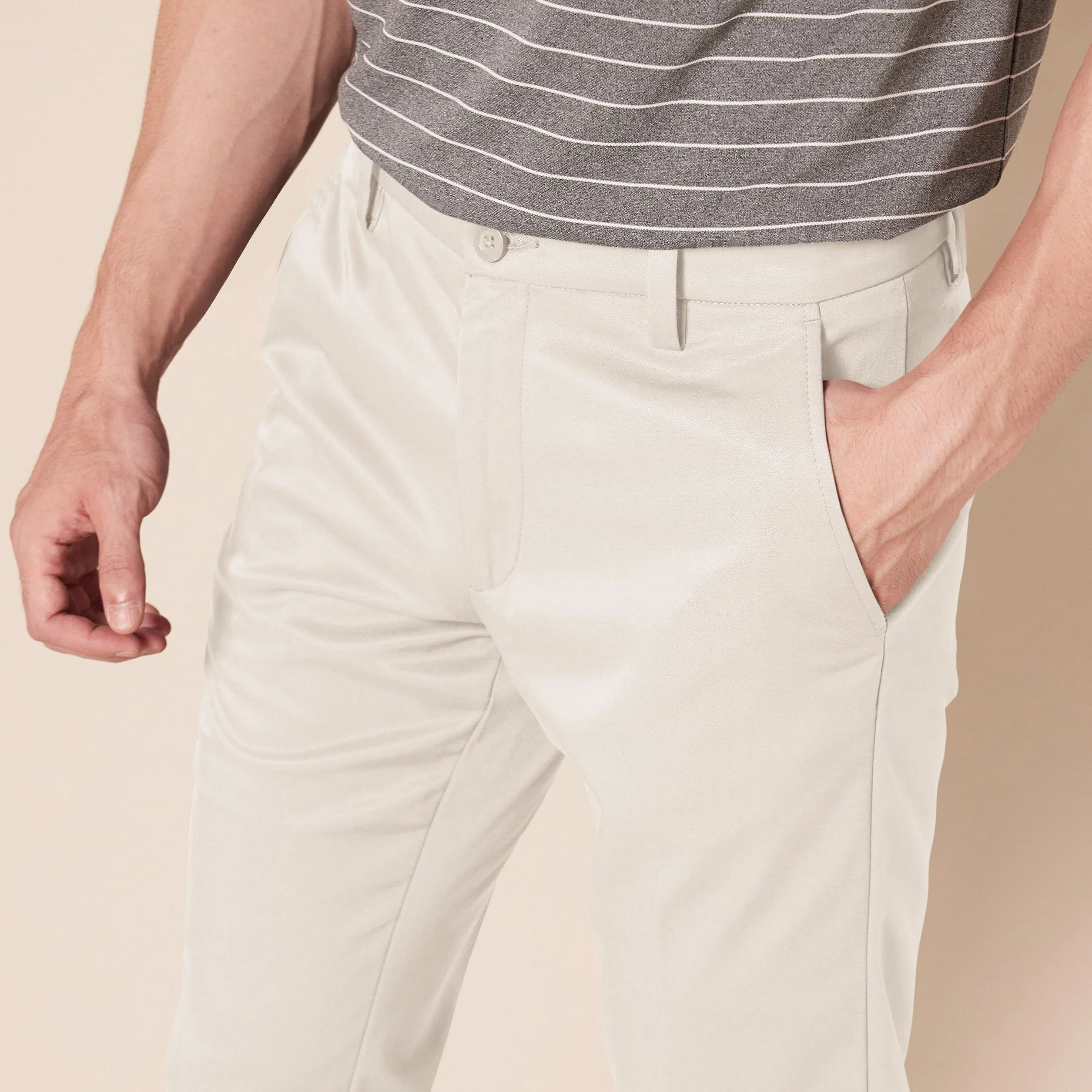 Amazon Essentials Pantalones de Golf Elásticos Corte Ajustado Hombre
