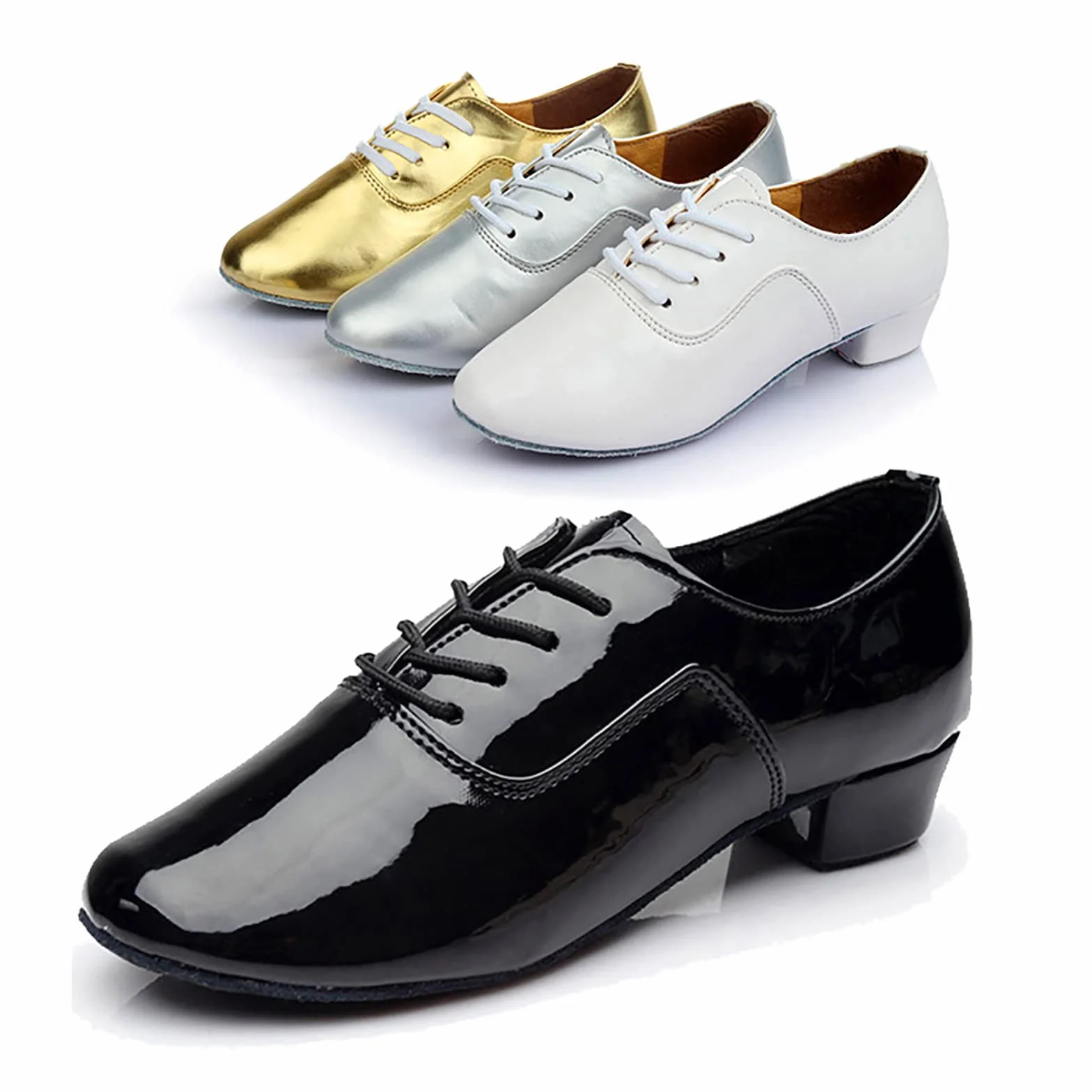 Zapatos de baile latino con cordones para hombre