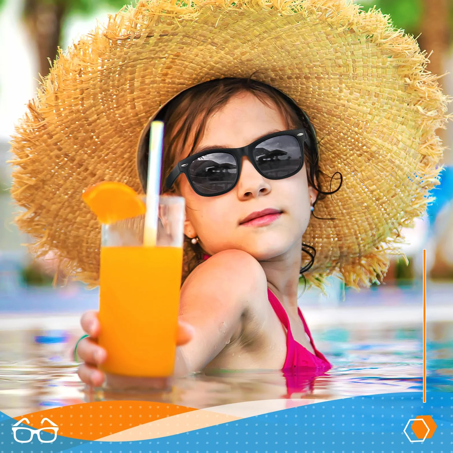 Gafas de Sol Polarizadas Niño Niña 3-10 Años UV400 Protección Flexibles Goma Infantiles