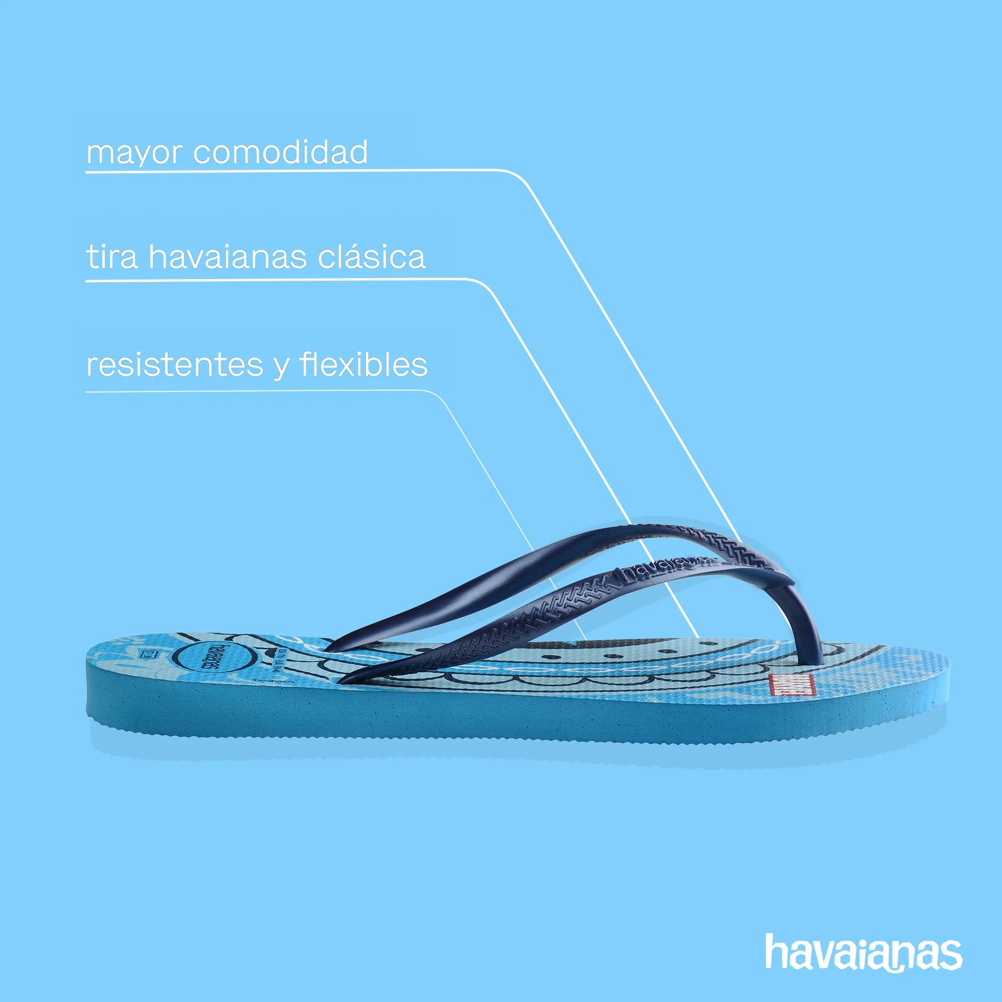 Havaianas Slim Marvel Mini Me Chanclas Niñas