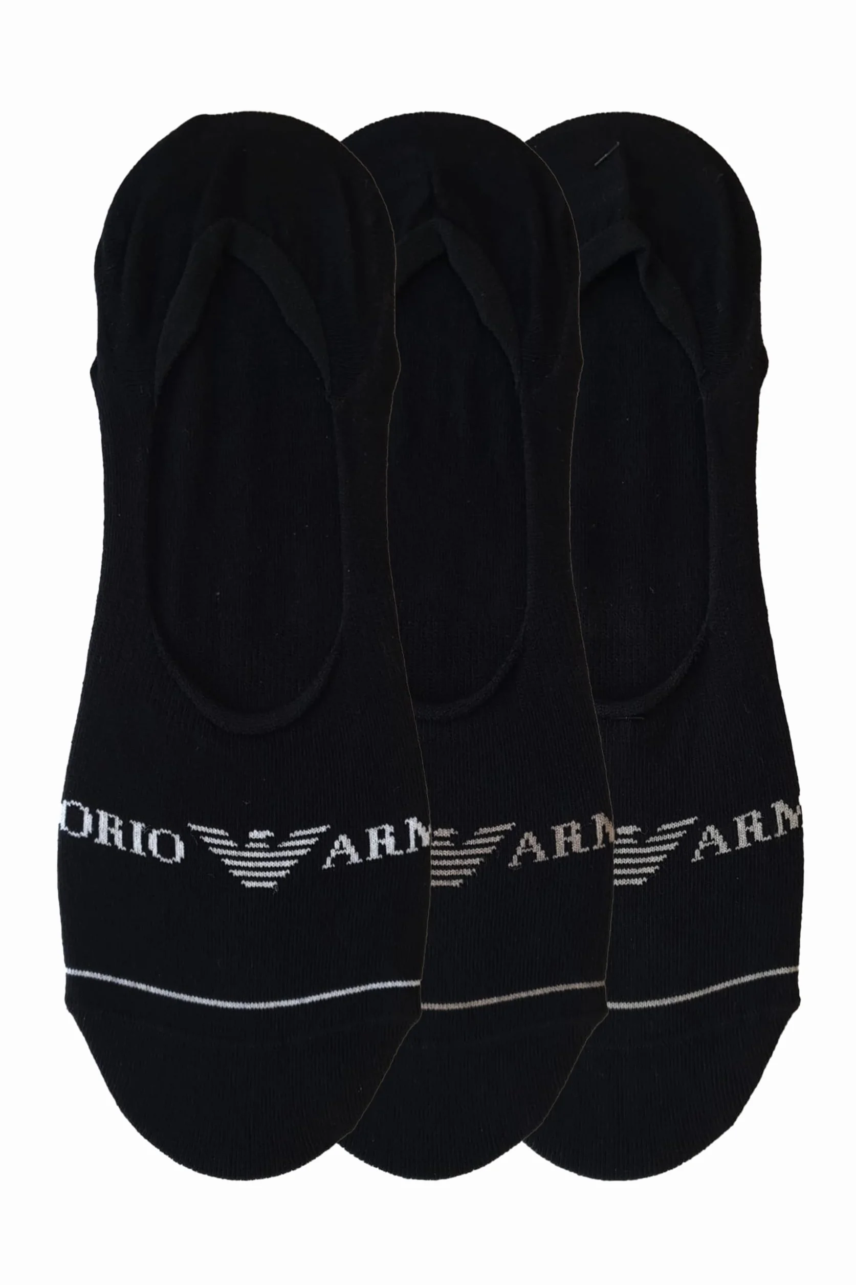 Emporio Armani Men's 3-Pack Invisible Socks