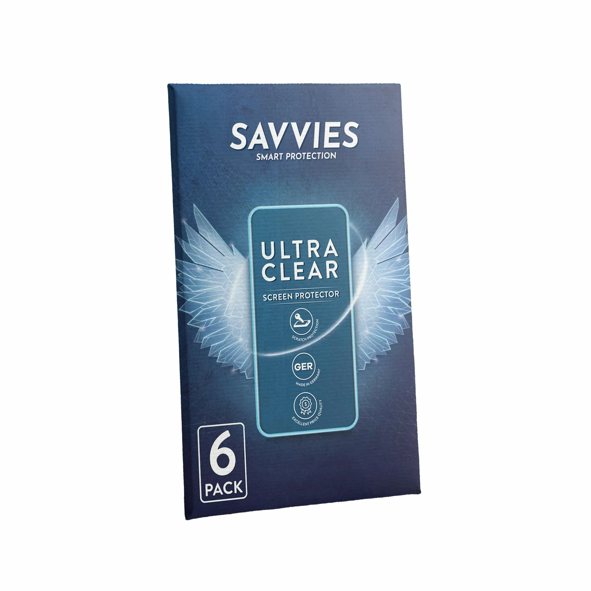 Savvies Protector Pantalla Casio W-800H-1AVES 6 Unidades Película Ultra Transparente