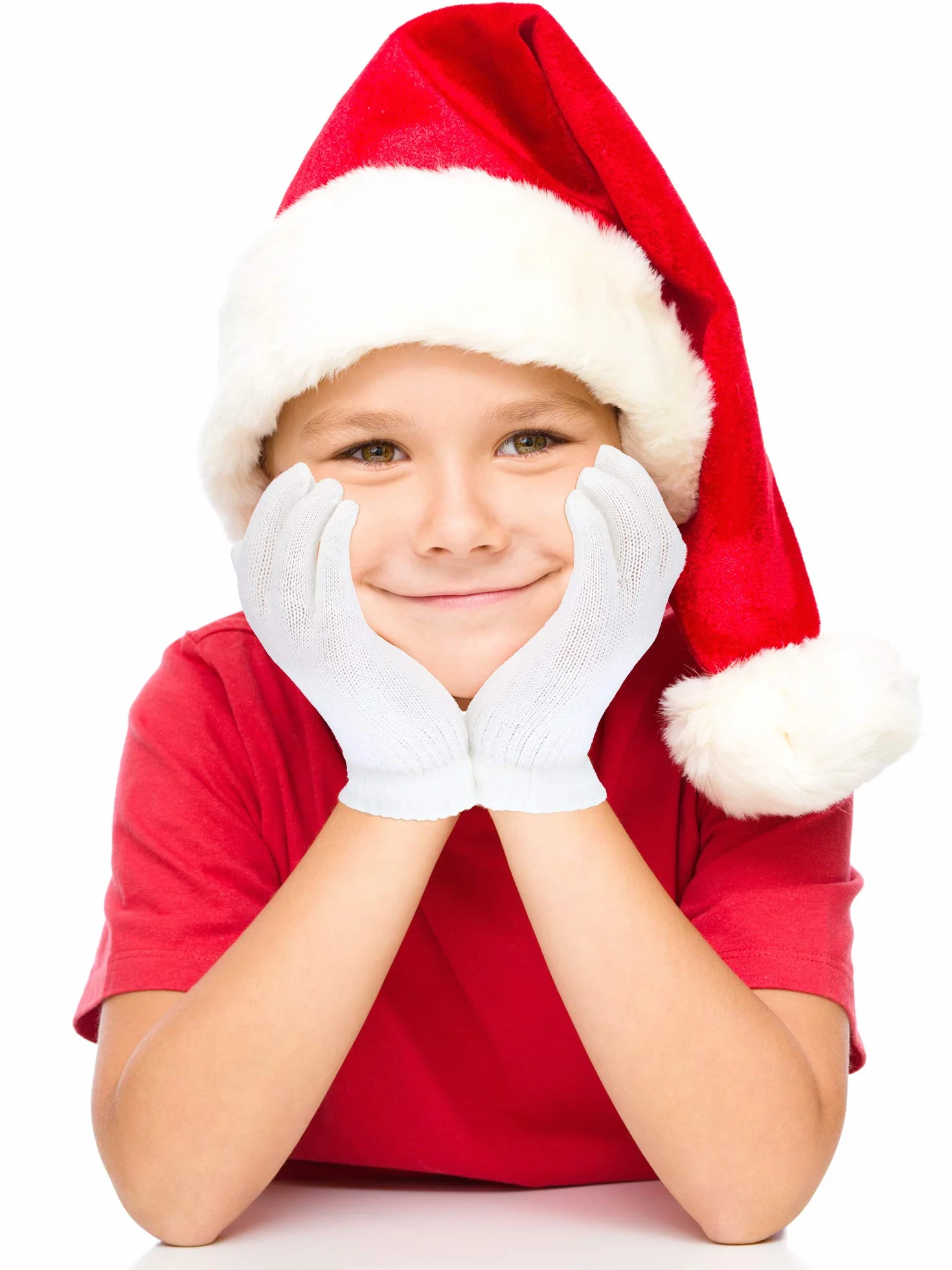 Geyoga 3 Pares Guantes de Punto de Invierno Elásticos Tejidos Niño