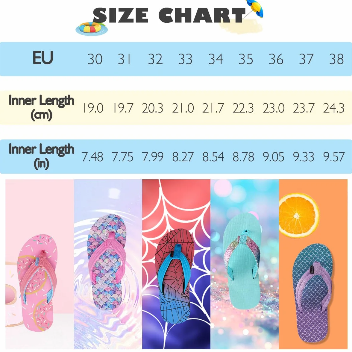 Chanclas Niña Niño Piscina Zapatillas Verano Playa Antideslizante Ligero