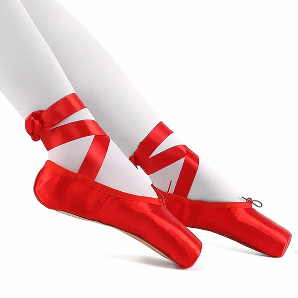 Zapatillas de Ballet Santén para Niña Zapatos de Punta Mujer Baile