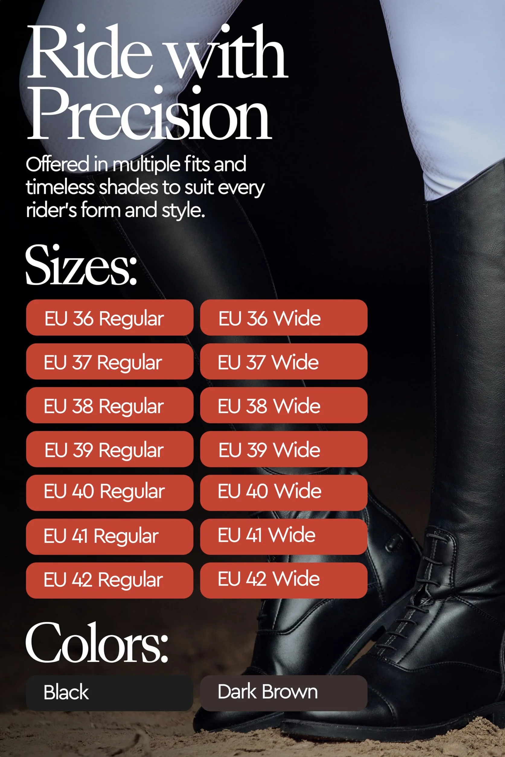 Botas Altas con Cordones Horze Rover