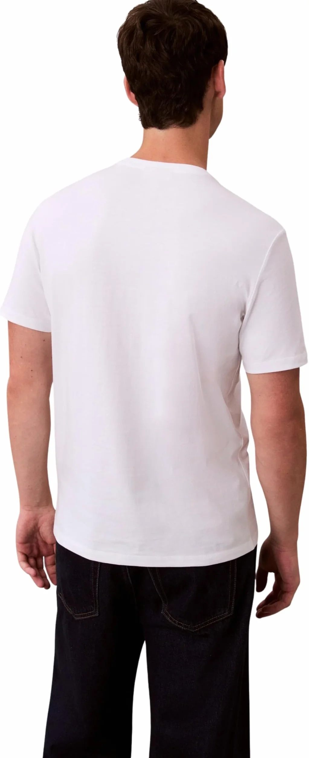 Calvin Klein Classic Monogram Camiseta Manga Corta Hombre Cuello Redondo