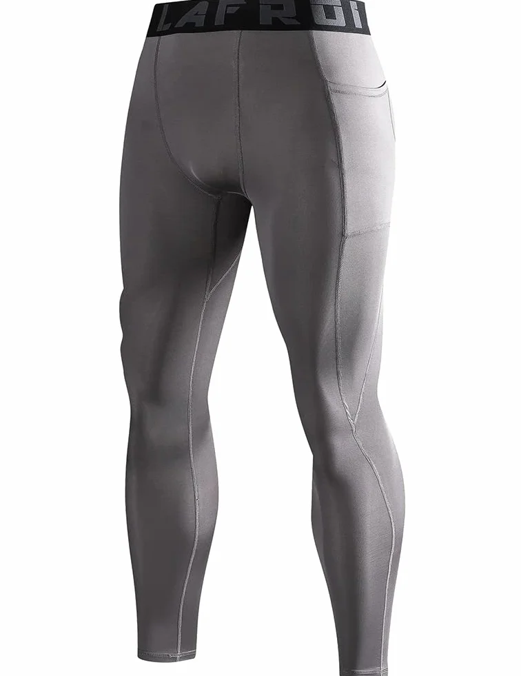 LAFROI Mallas de compresión para Hombre, Secado rápido, Ajuste Fresco YSK08