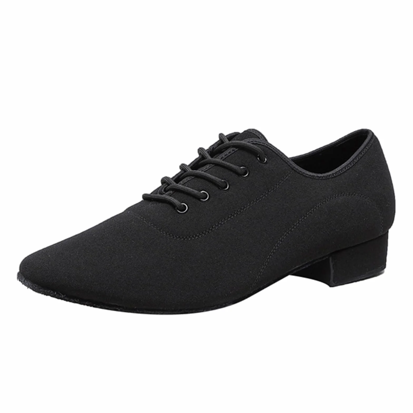 Zapatos de Baile de Salón para Hombre Suela de Cuero Latinos Modernos con Cordones Tacón Bajo