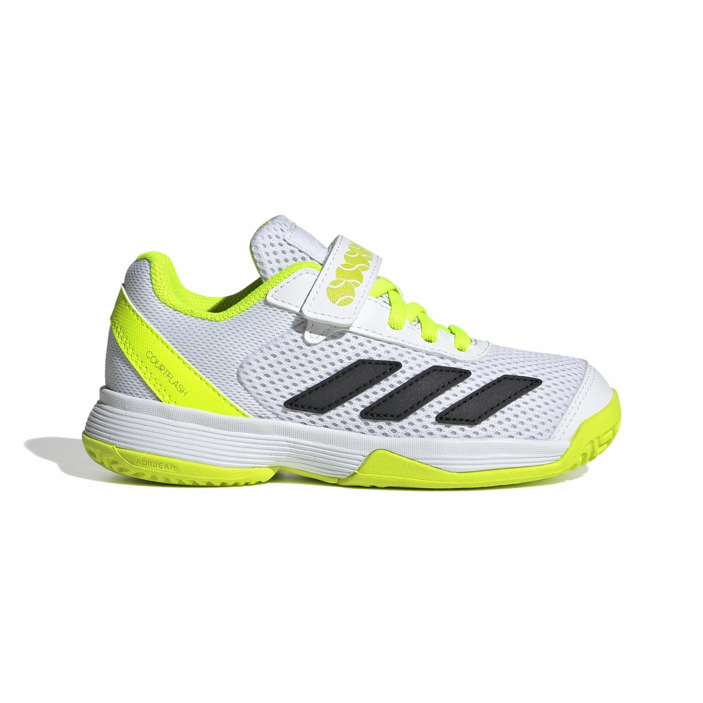 adidas Unisex Kids Courtflash Hook-and-Loop Tennis Shoe