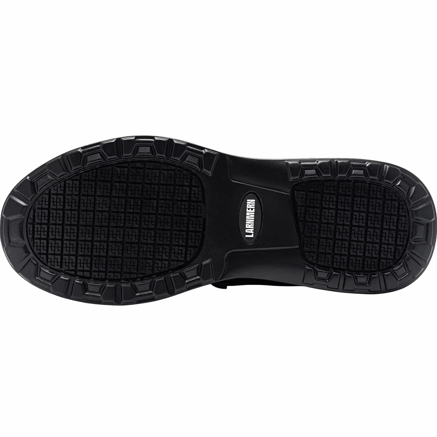 LARNMERN Zapatos de Trabajo Antideslizante SRC Impermeable Chef sin Puntera