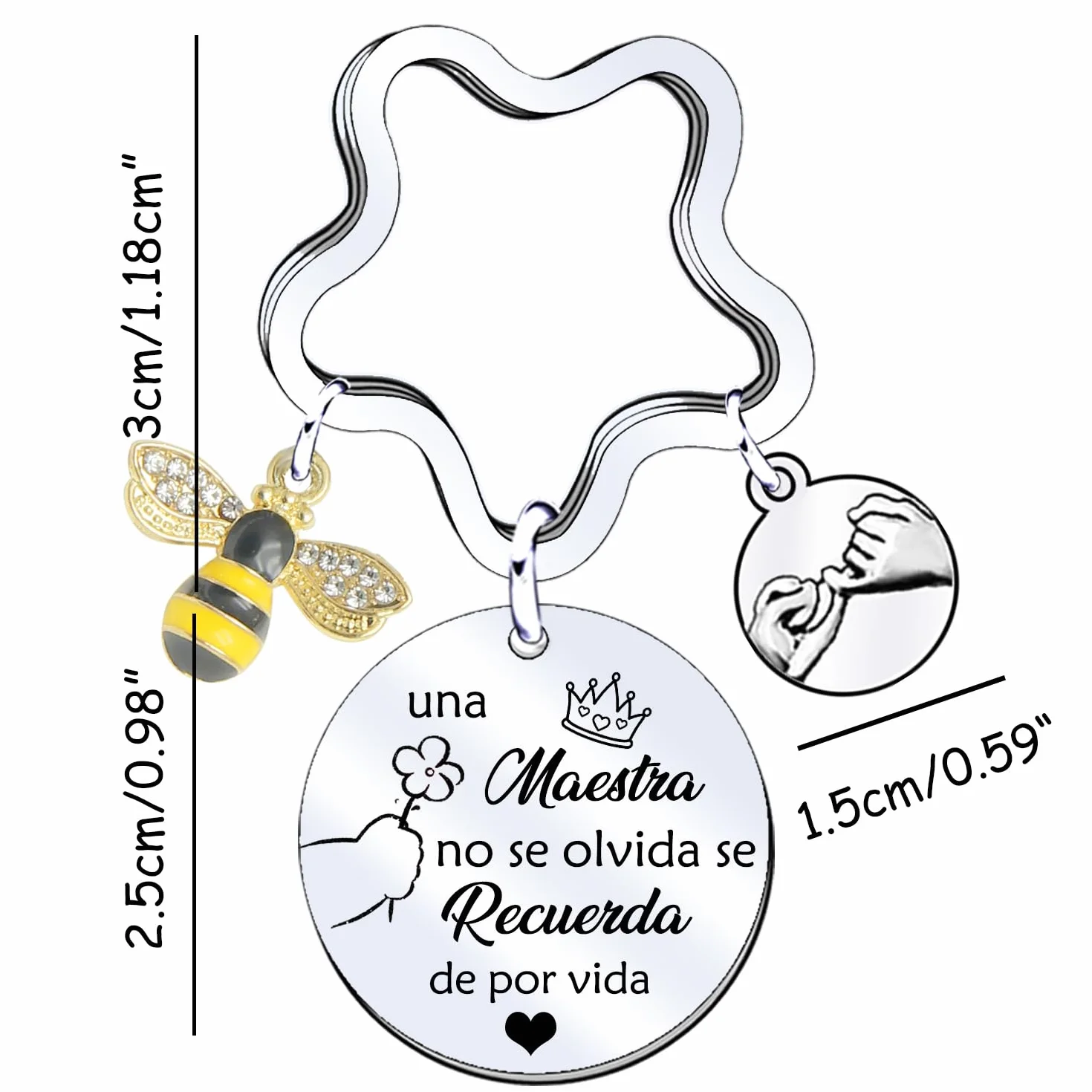 Regalo Maestro Llavero Grabado Graduación Cumpleaños