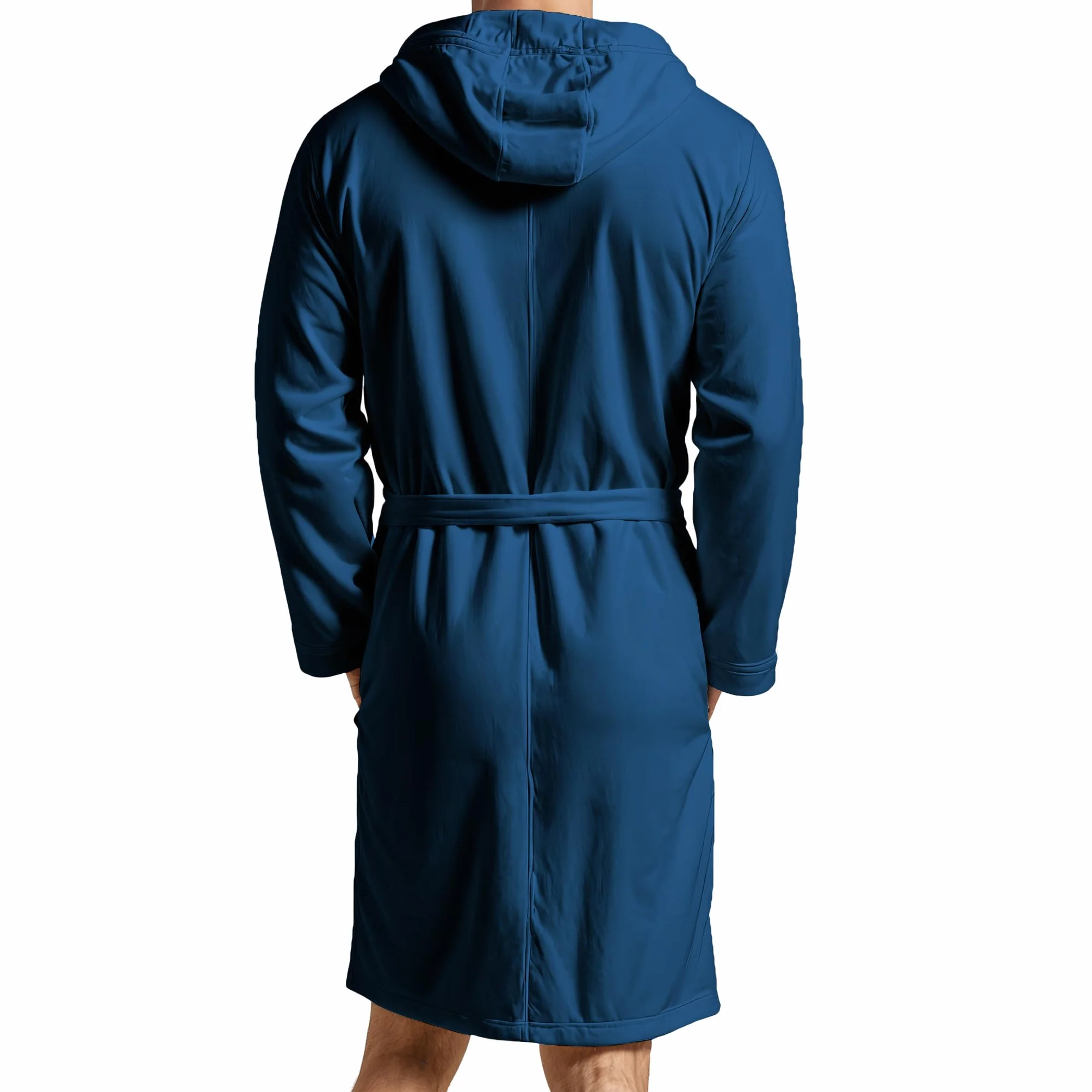 PETTI - Albornoz, Albornoz Mujer, Albornoz Hombre, Albornoz Unisex, Albornoz Microfibra, Albornoz con Capucha Bolsillos y Cinturón