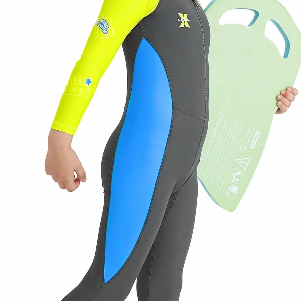 Traje de Buceo Neopreno Cálido Manga Larga UV UPF 50+ Protección Solar Secado Rápido para Niños