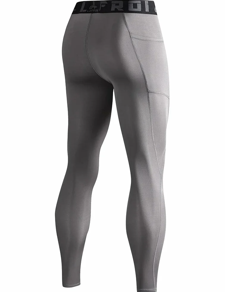 LAFROI Mallas de compresión para Hombre, Secado rápido, Ajuste Fresco YSK08