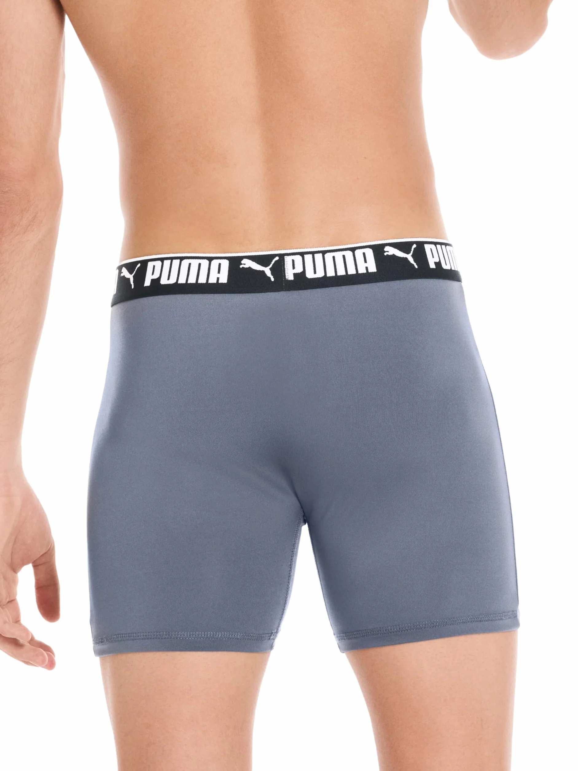 Puma Boxer Briefs Hombre Pack 4 Active Stretch Ropa Interior