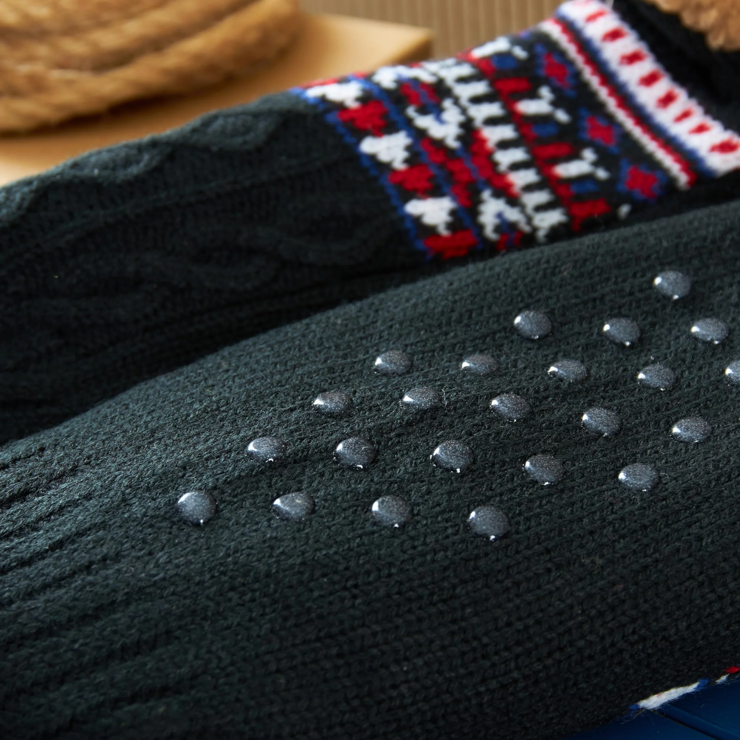 Calcetines Hombre Invierno Antideslizantes Forro Suave Regalo Hombre Adolescente