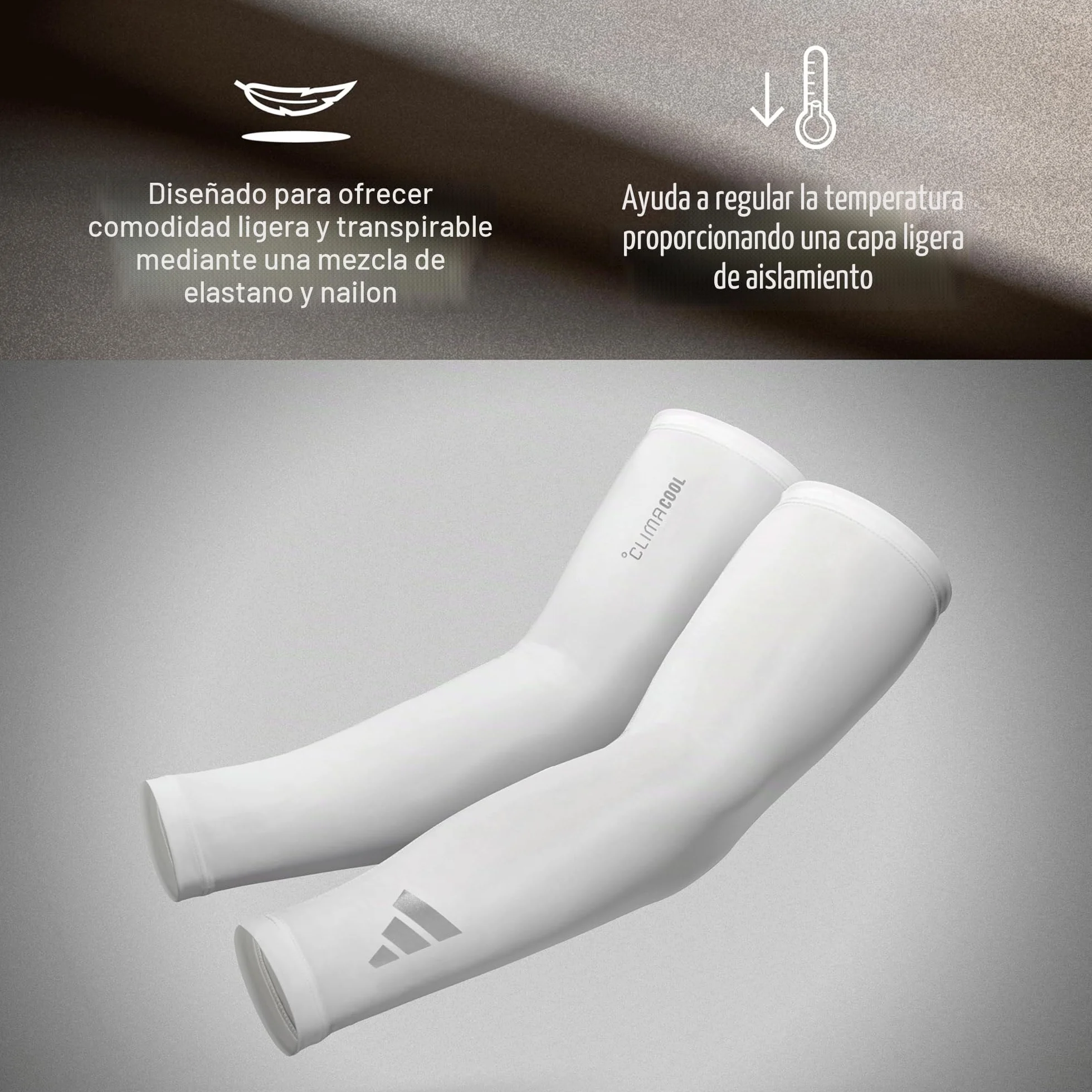 adidas Aeroready Compression Arm Sleeves Mangas deportivas Unisex adulto Pack de 2