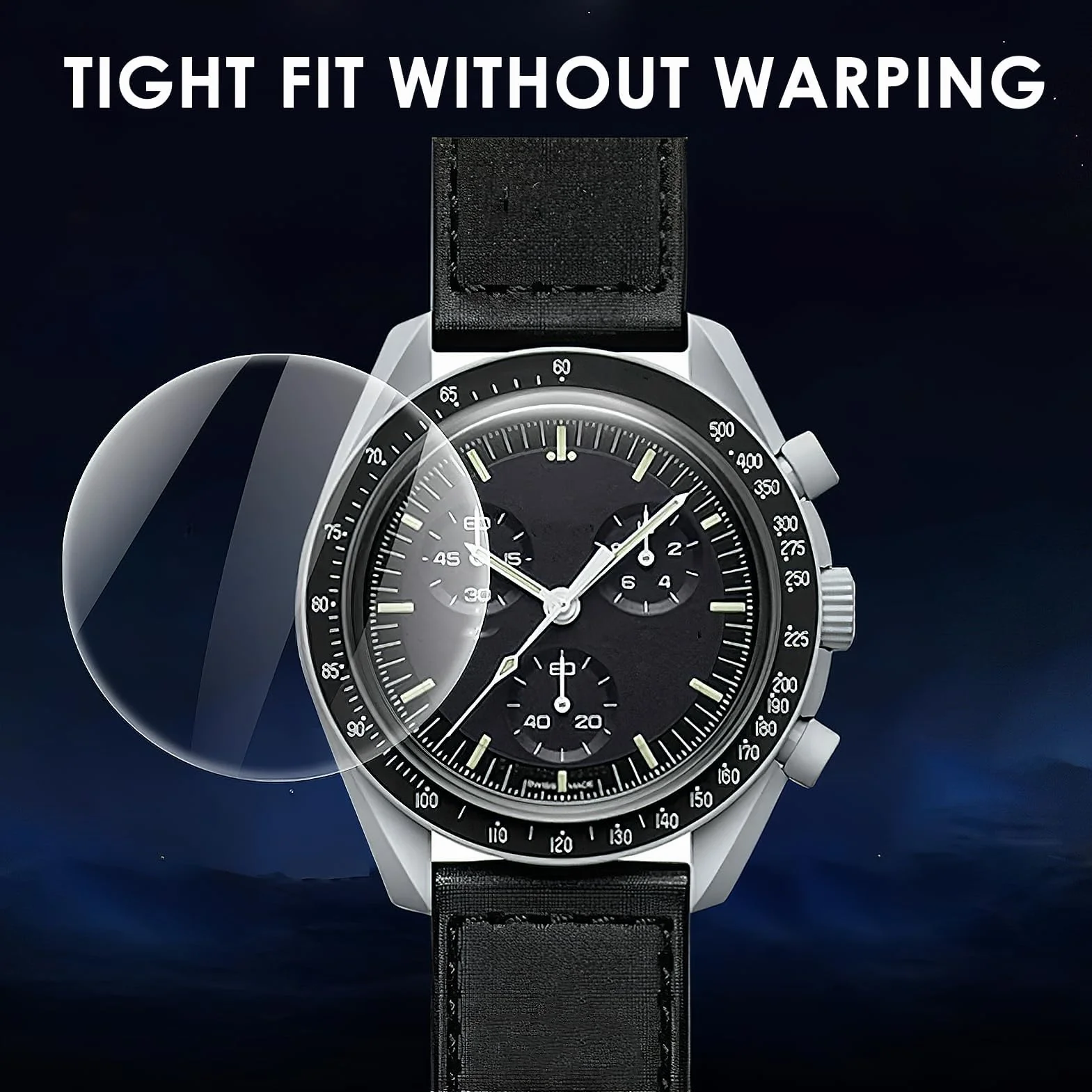 Película Protectora TPU Compatible con OMEGA × Swatch Bioceramic MoonSwatch 42mm, Antiarañazos Autoreparable