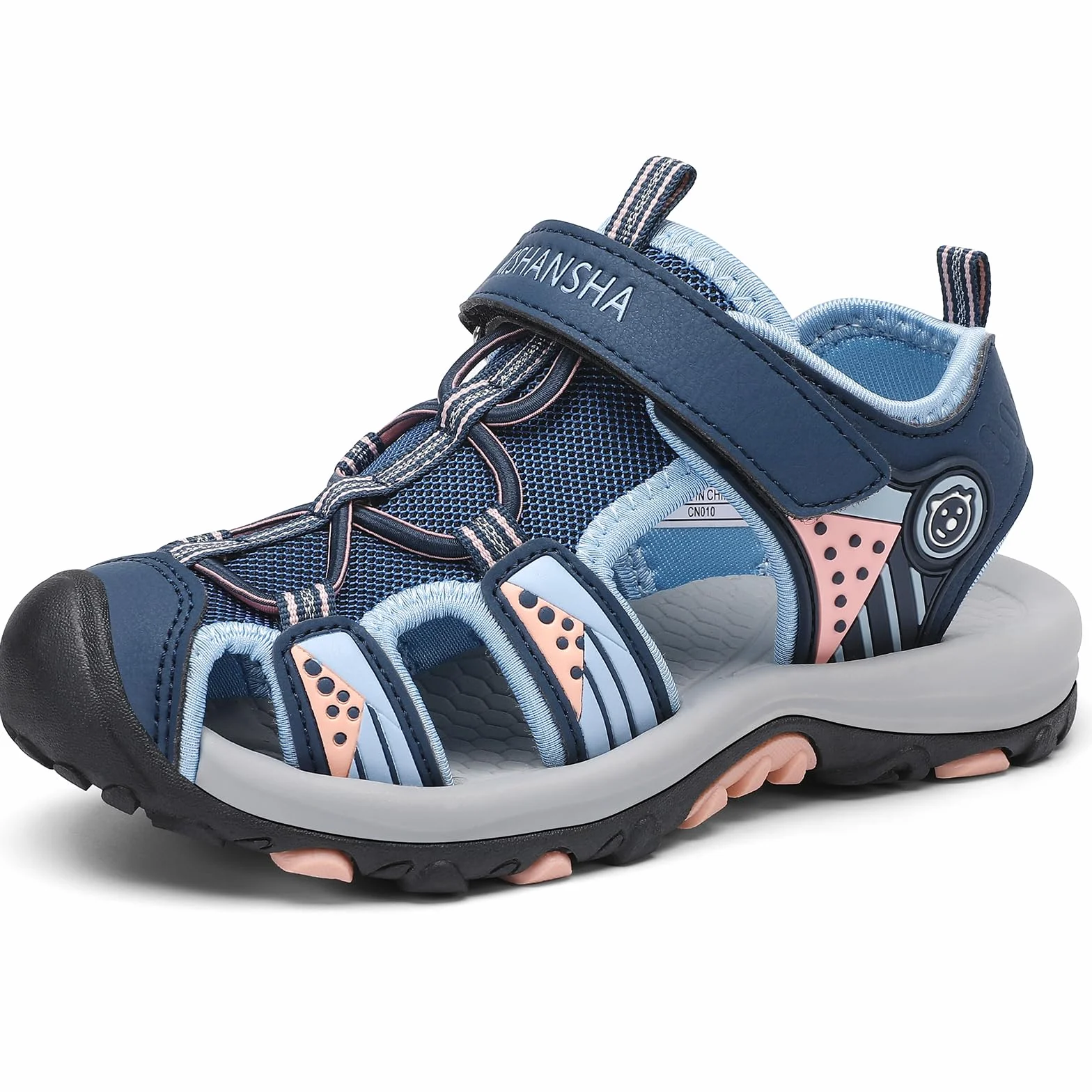 Mishansha Sandalias Deportivas niños Verano Zapatos al Aire Libre Transpirable Punta Cerradas 24-39 EU