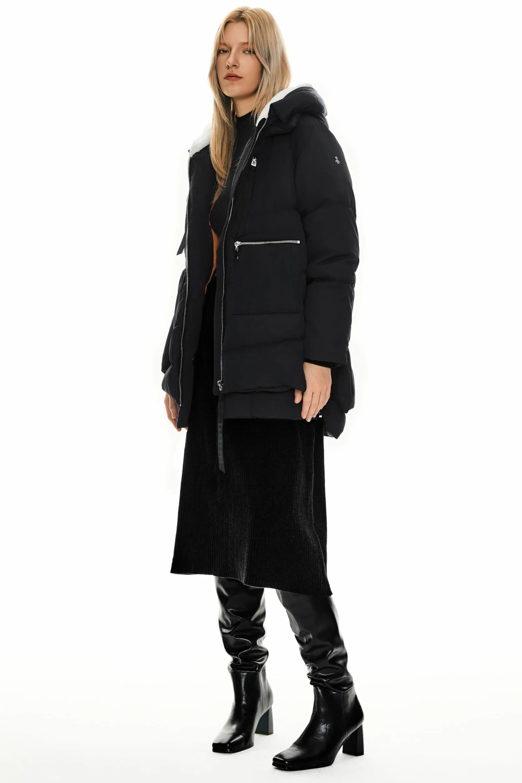 Orolay Abrigo de Plumón para Mujer Chaqueta Invierno Down Hooded Jacket