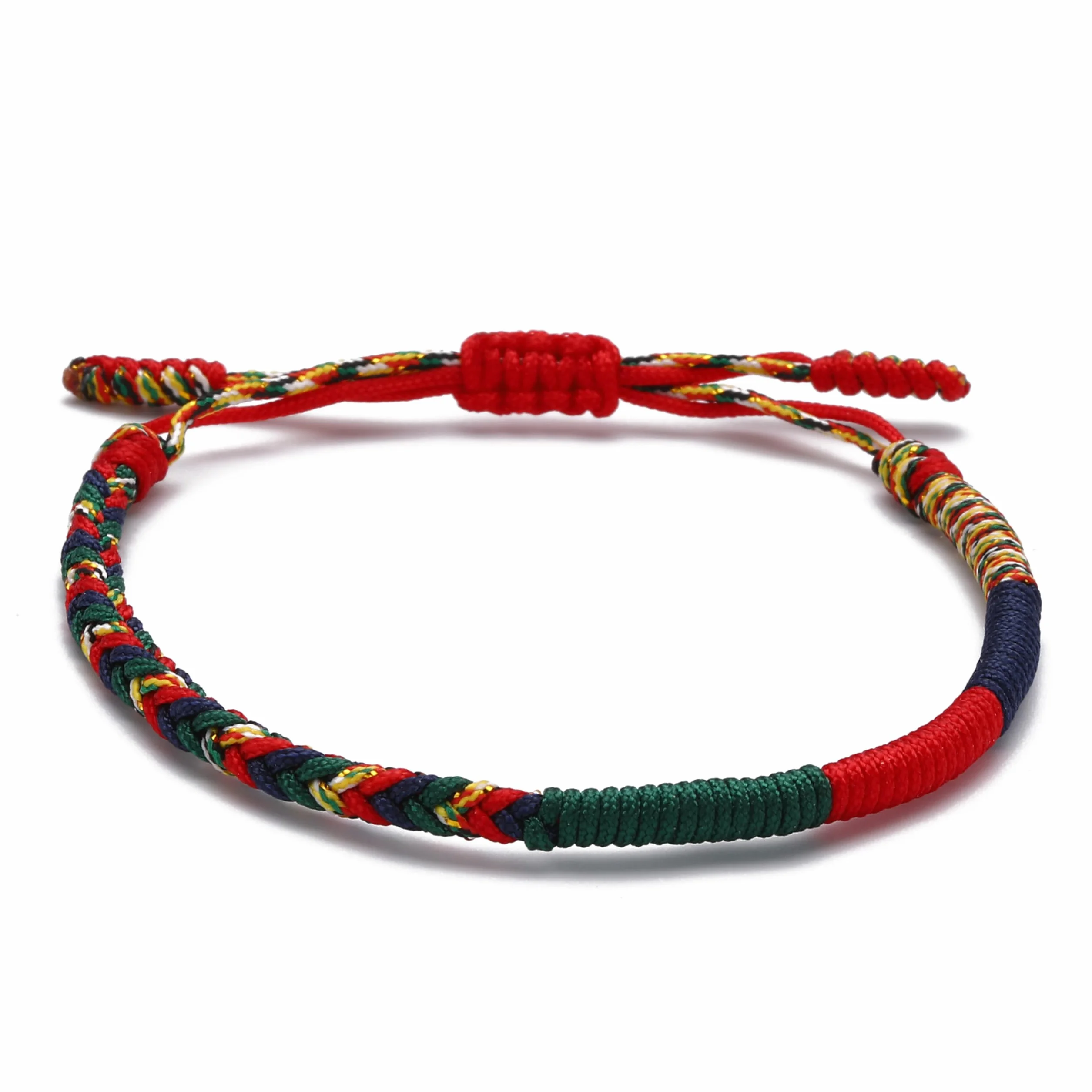 LUCKY BUDDHIST Pulsera Budista Tibetana Ajustable para Hombre y Mujer con Llavero Buda de Madera