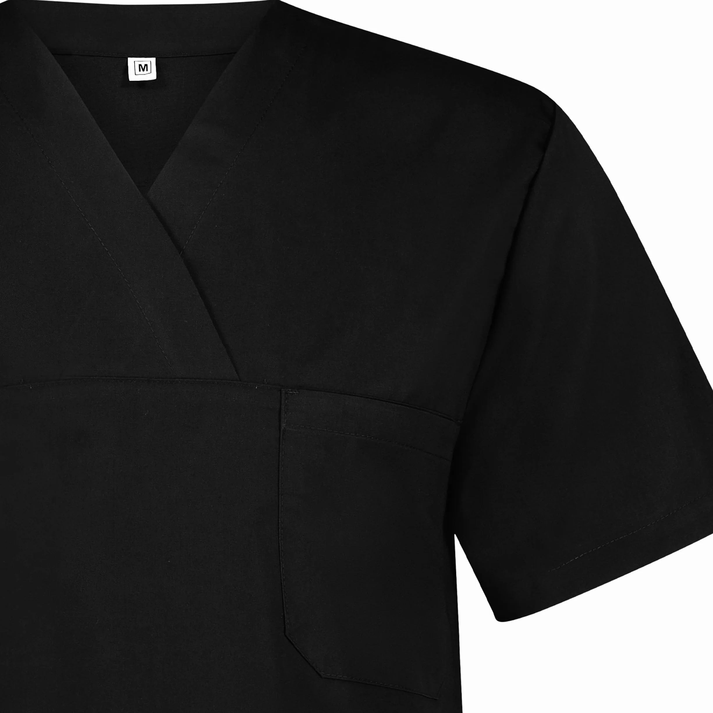 B-well ANGEL Unisex Casaca Sanitaria Cuello V Manga Corta Uniforme