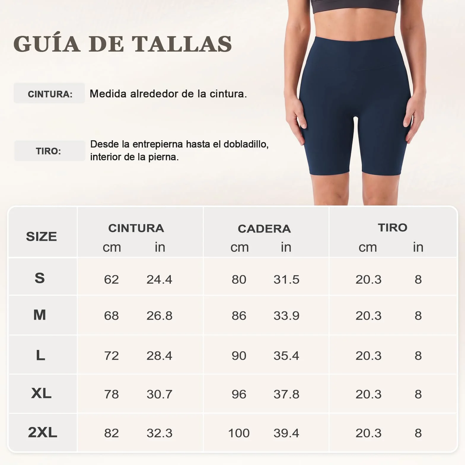 HYCOPROT Pantalones Cortos Deportivos Mujer Cintura Alta Push Up Elevador Glúteos Sin Costura Transpirable Secado Rápido Shorts Leggings de Compresión Yoga