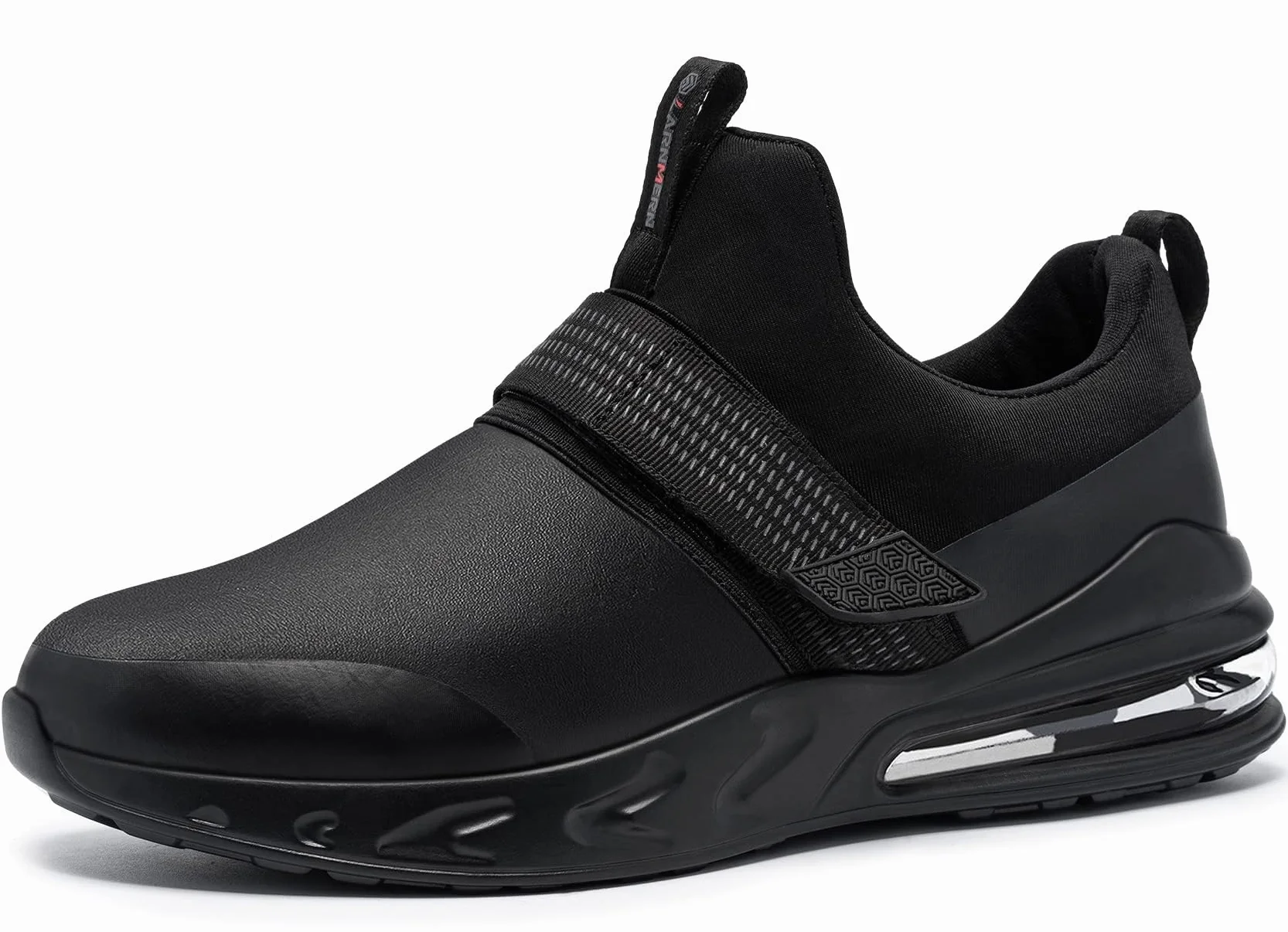 LARNMERN Zapatos de Trabajo Antideslizante SRC Impermeable Chef sin Puntera
