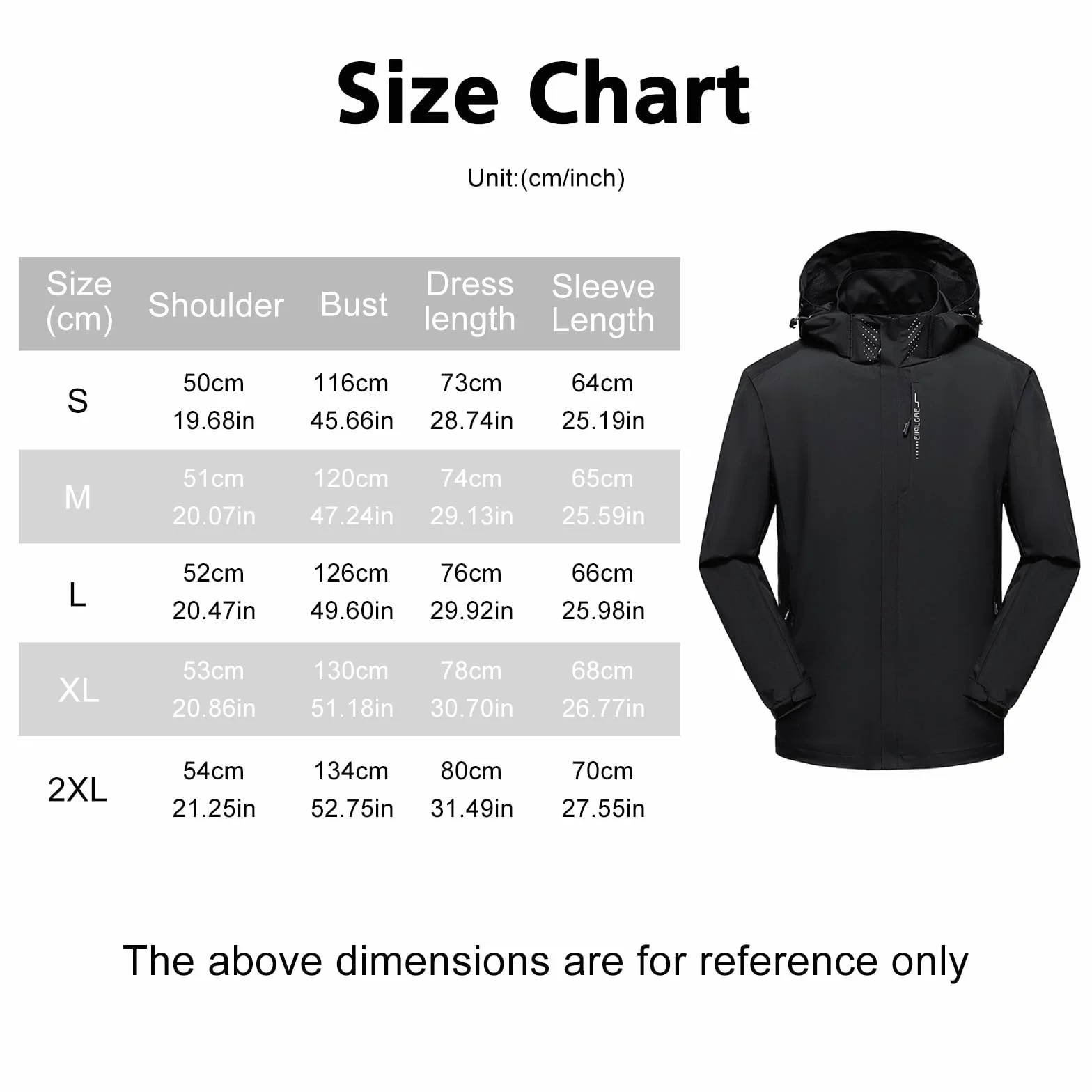 Chaqueta Impermeable Hombre Aire Libre Ligera Caminar Prueba Viento Deportiva Capucha Mountain
