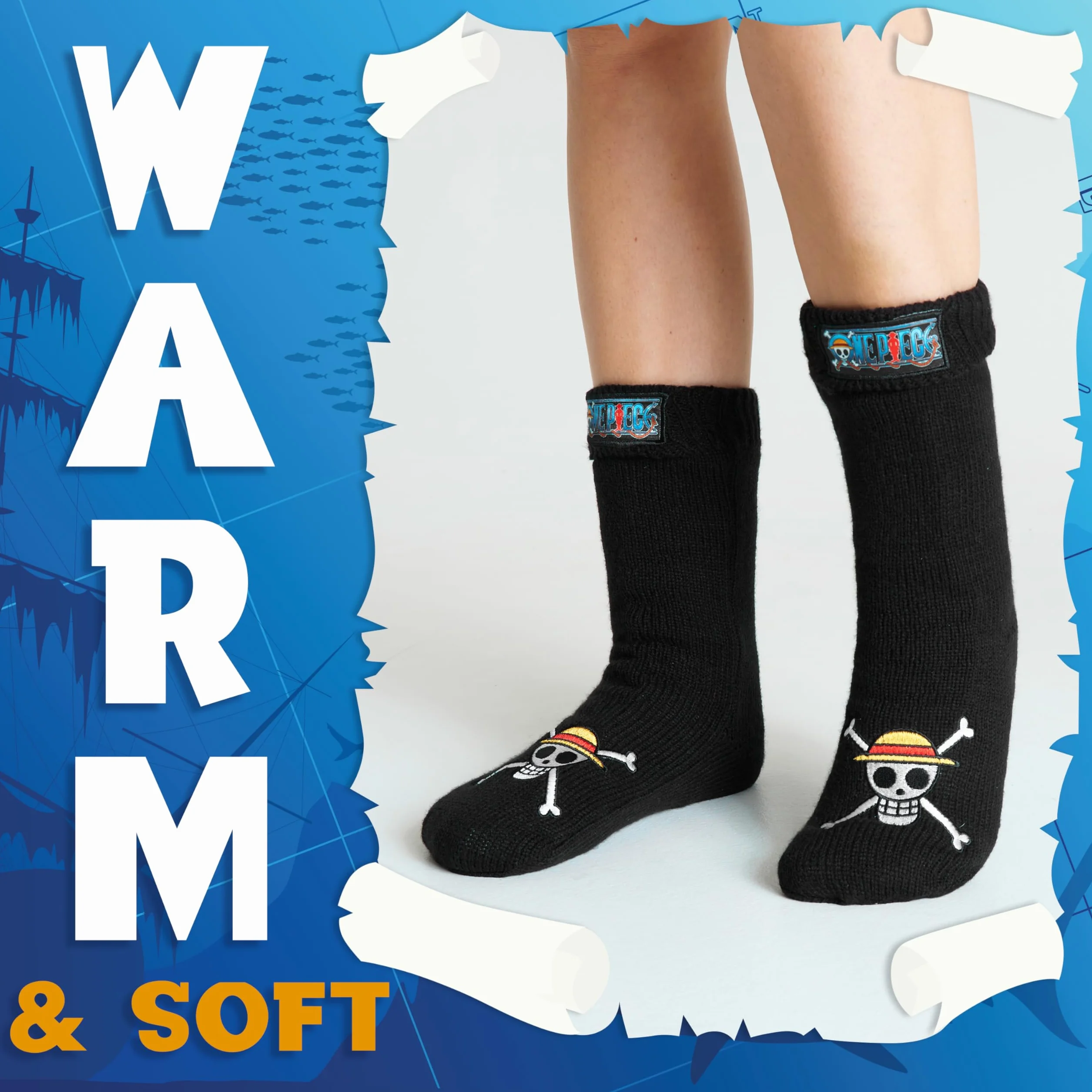 Calcetines Antideslizantes One Piece Térmicos Invierno Talla Única
