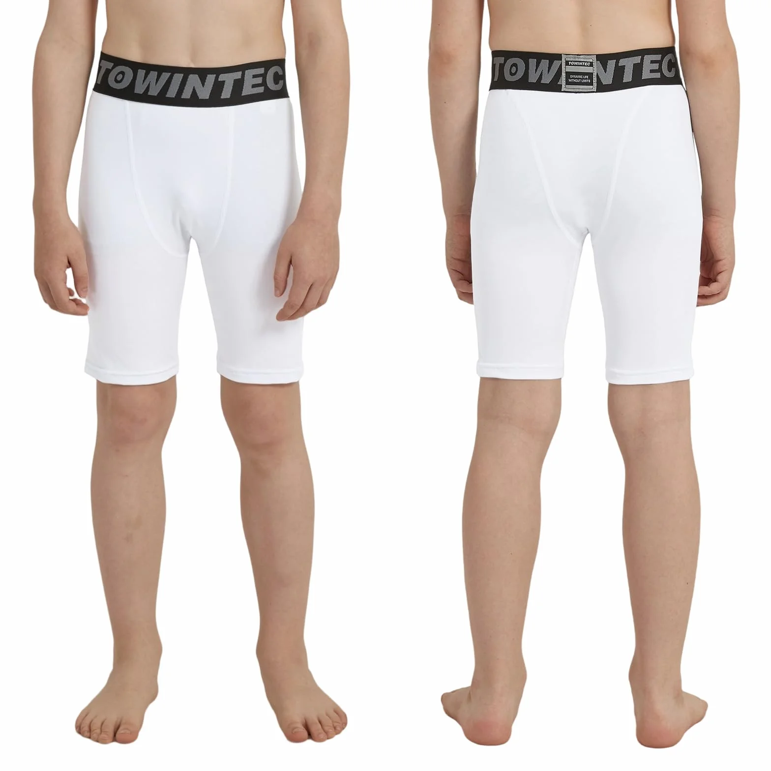 Pantalones Cortos de Compresión para Niños Transpirable Secado rápido Deporte Ropa Interior