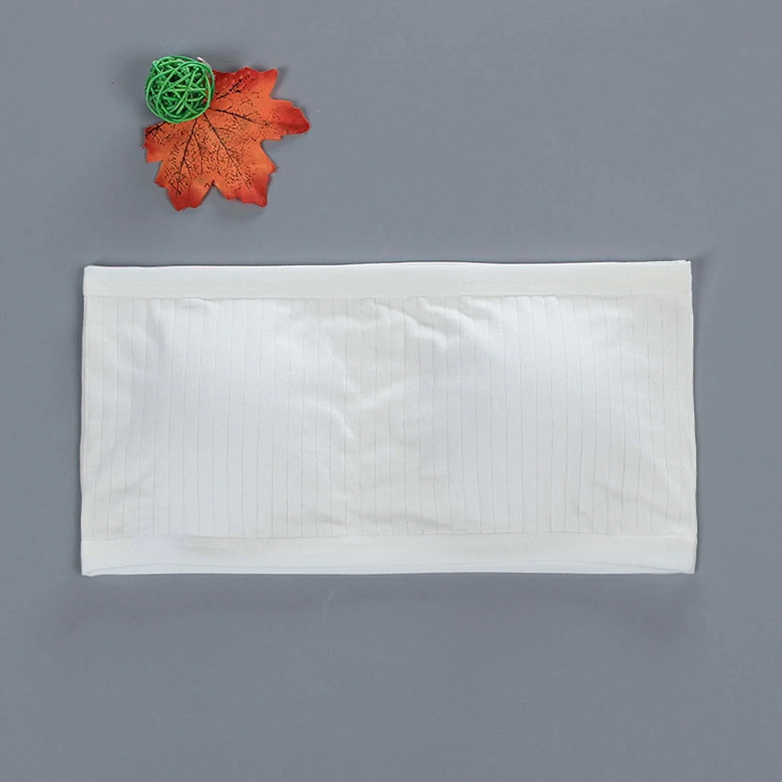 Top sin Costuras sin Tirantes para niñas con Acolchado Integrado Transpirable Absorbente del Sudor Verano