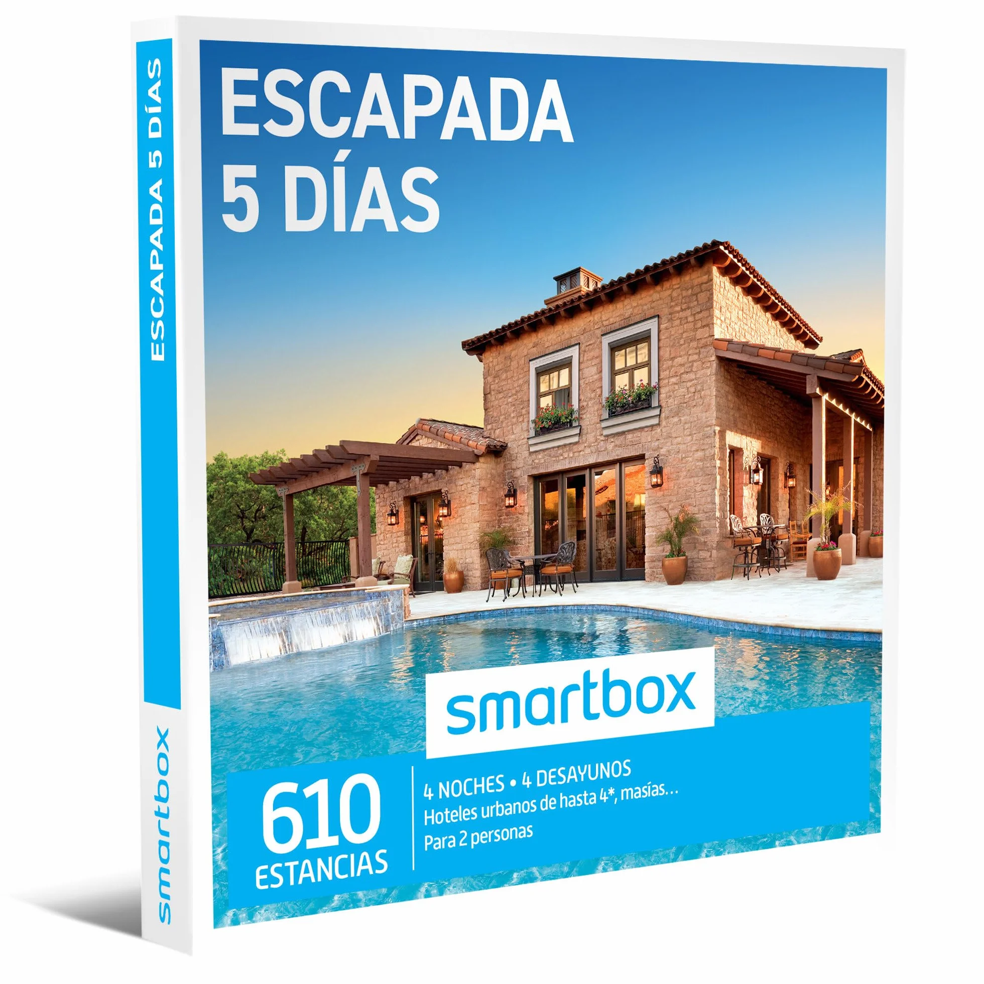 Caja Regalo Amor para Parejas - Escapada 5 días - 4 Noches con Desayuno para 2 Personas