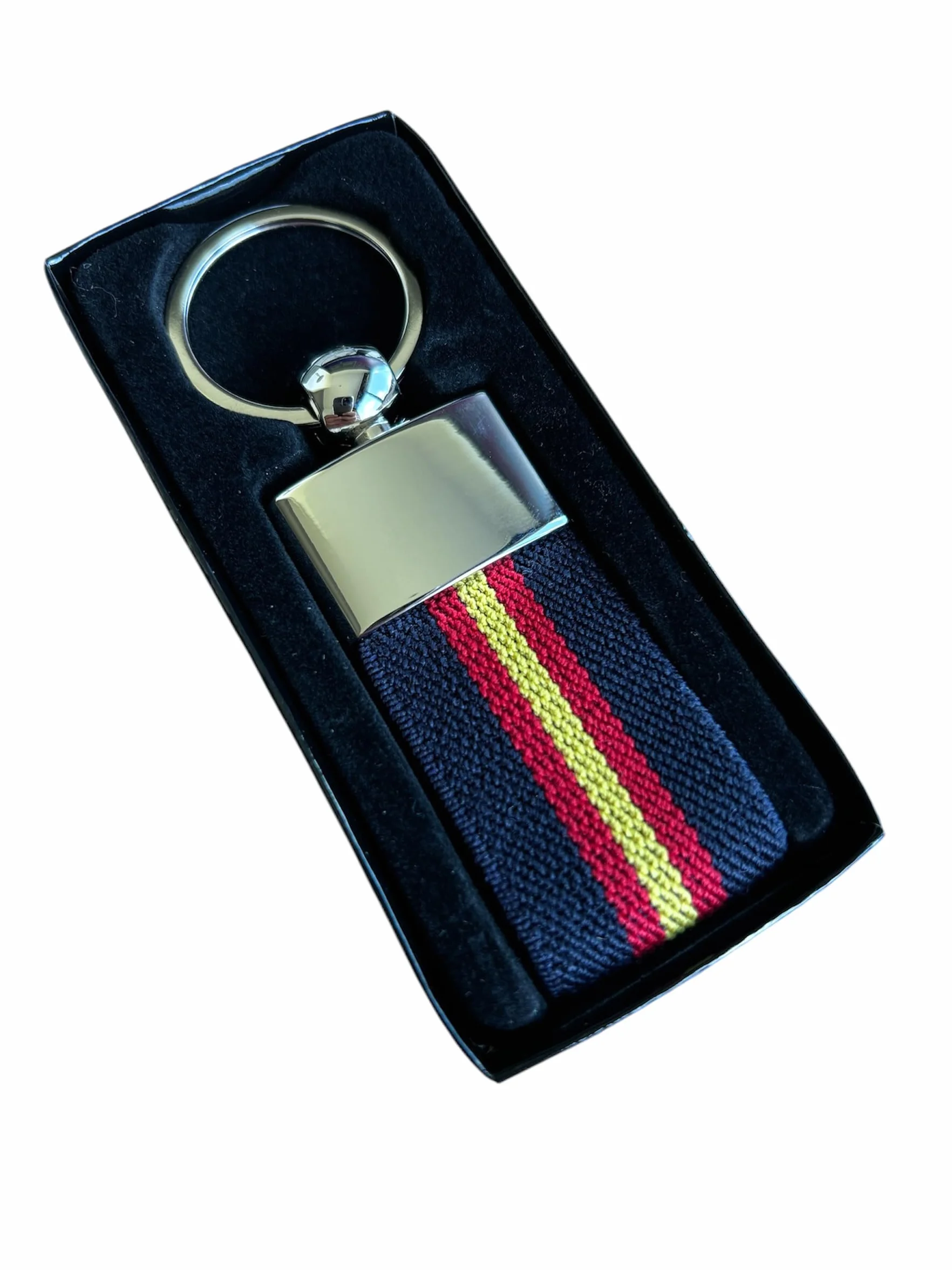 Llavero bandera de España lona para coche moto hombre mujer