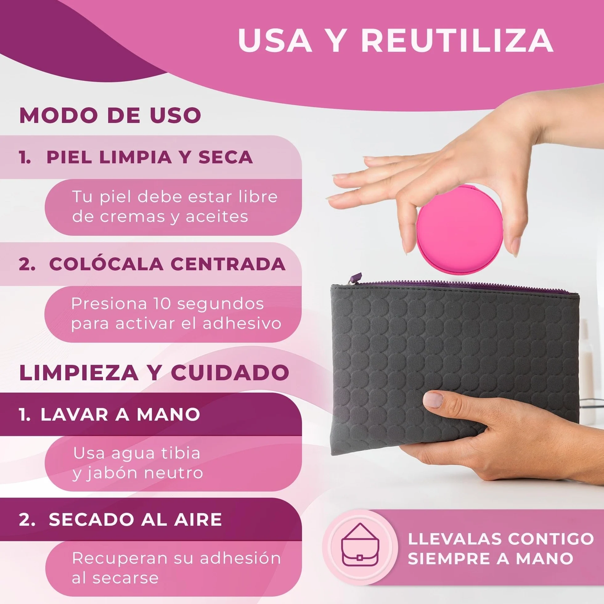 Pezoneras Adhesivas Invisibles Premium 8cmØ Cubre Pezones Reutilizables de Silicona Ultra Fina Hipoalergénicas Resistentes al Sudor y Agua