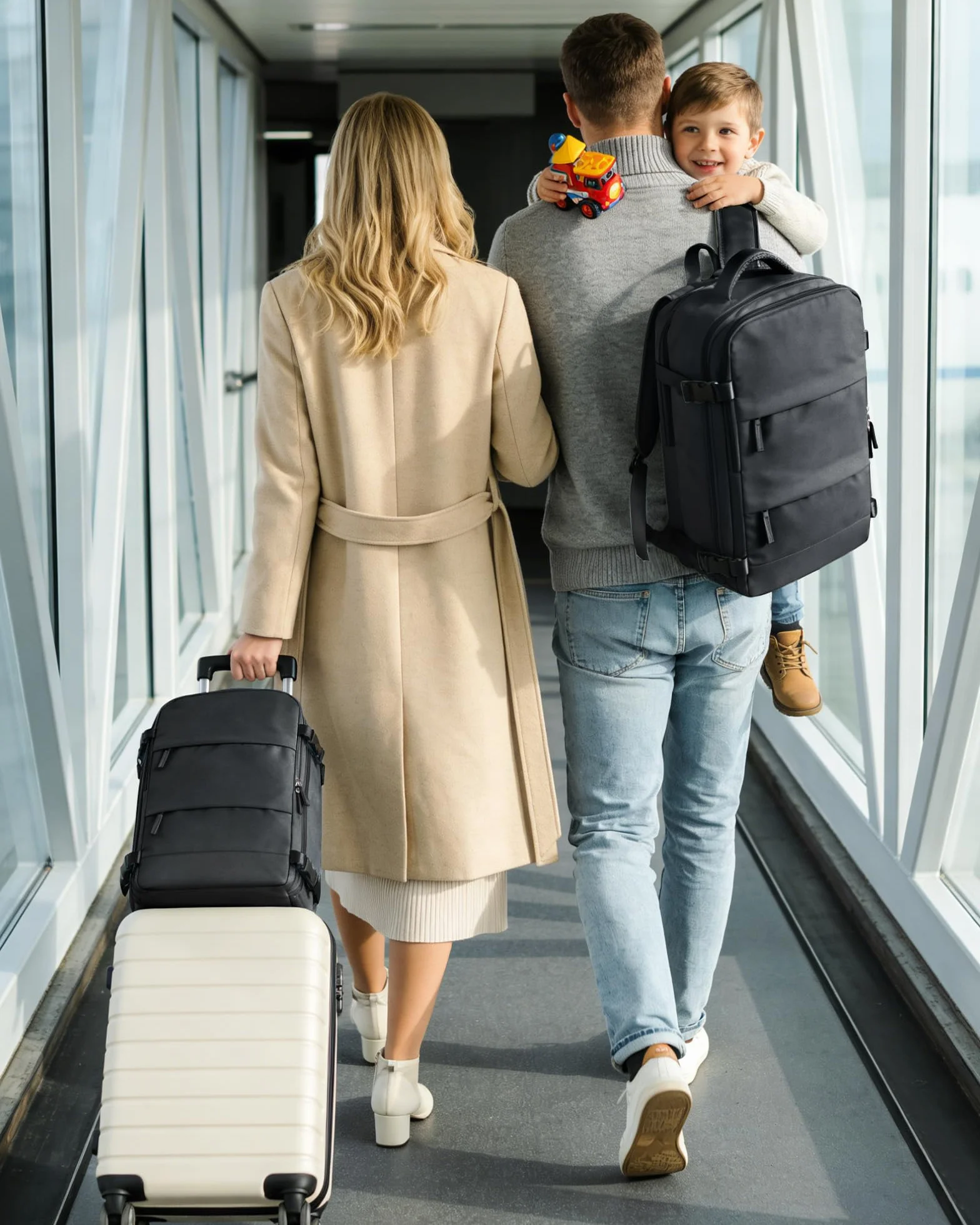 Mochila Viaje Cabina Avion 40x30x20 Mujer Ryanair Equipaje de Mano Vueling Wizzair Easyjet Portatil 14 pulgadas Hombre