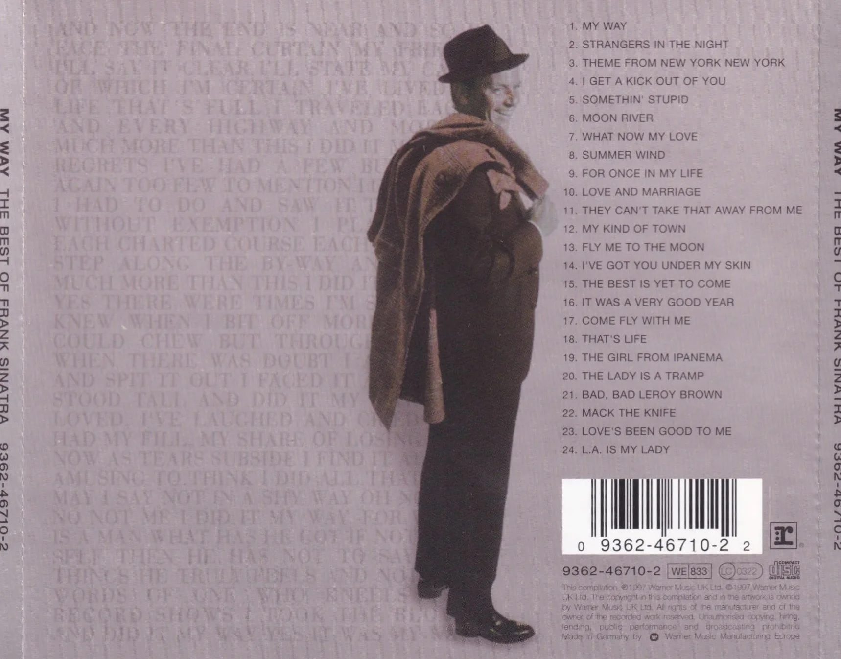 Frank Sinatra My Way-the Best of