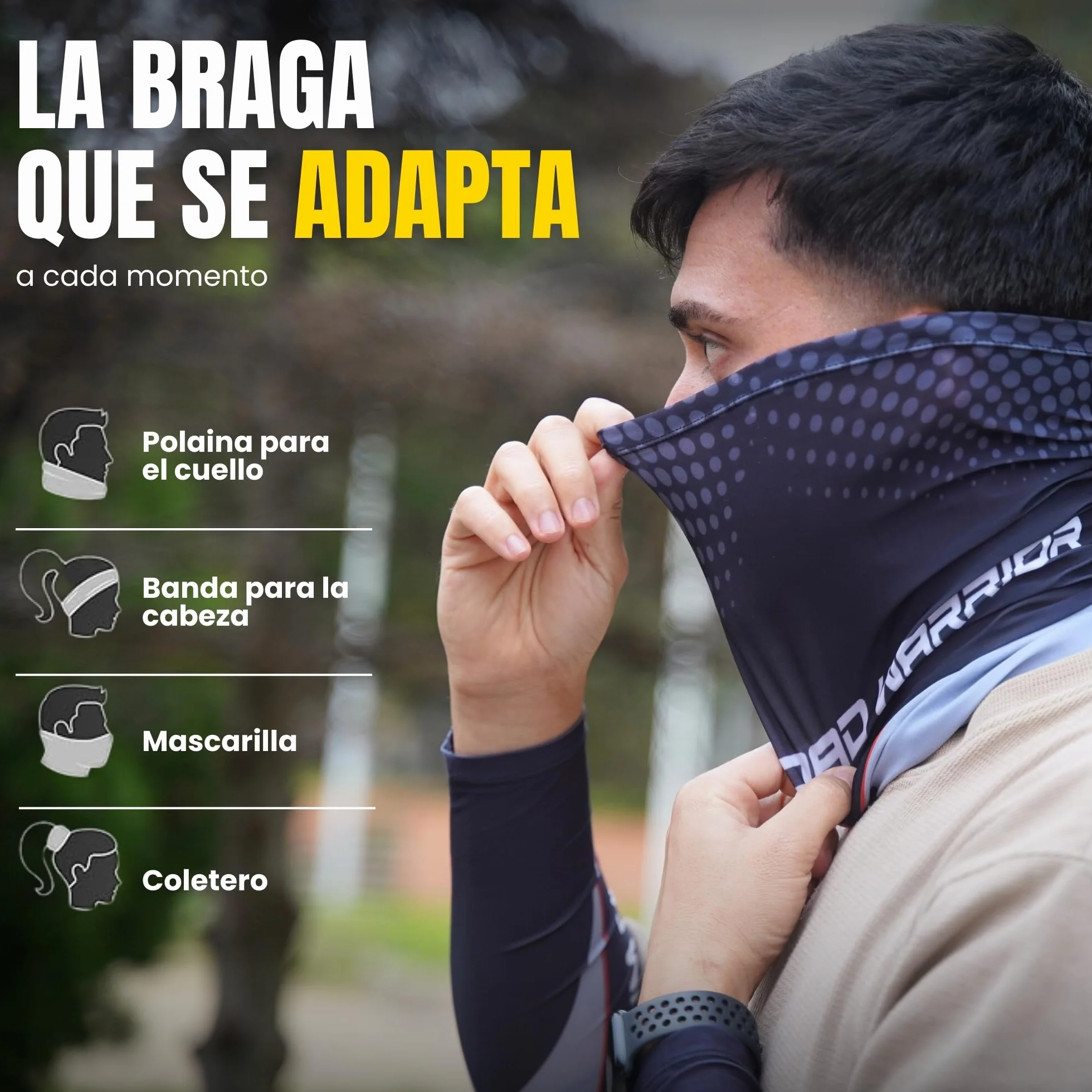Mangas para Brazos con Tejido Inteligente Termoregulador, Manguitos Running Transpirables con Protección UV-SPF 50+