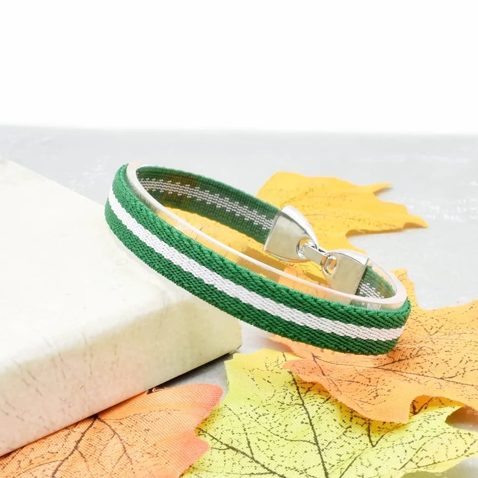 BDM Pulsera y Llavero Bandera Andalucía, Cinta Elástica Andaluza
