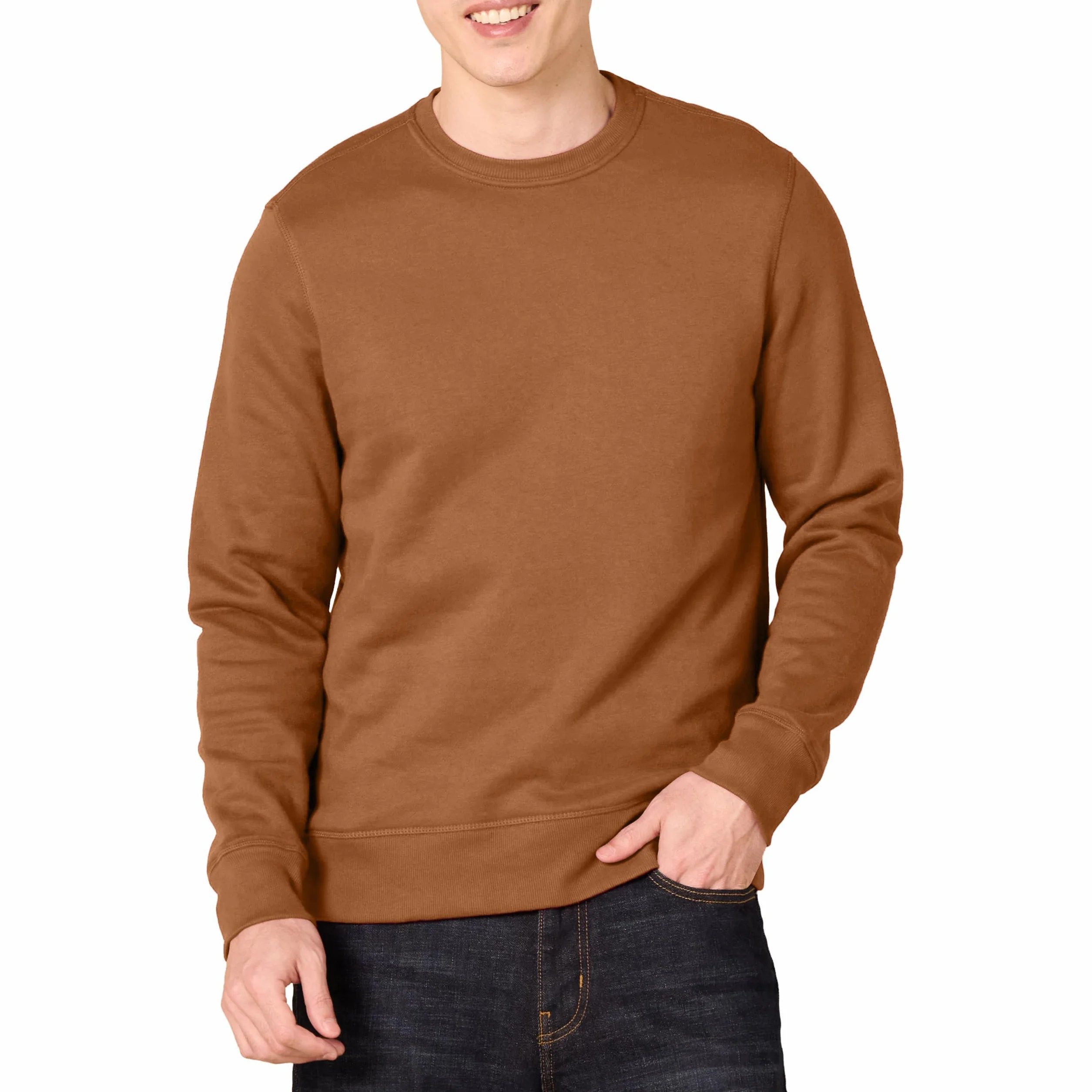 Amazon Essentials Sudadera de Forro Polar Cuello Redondo Tallas Grandes