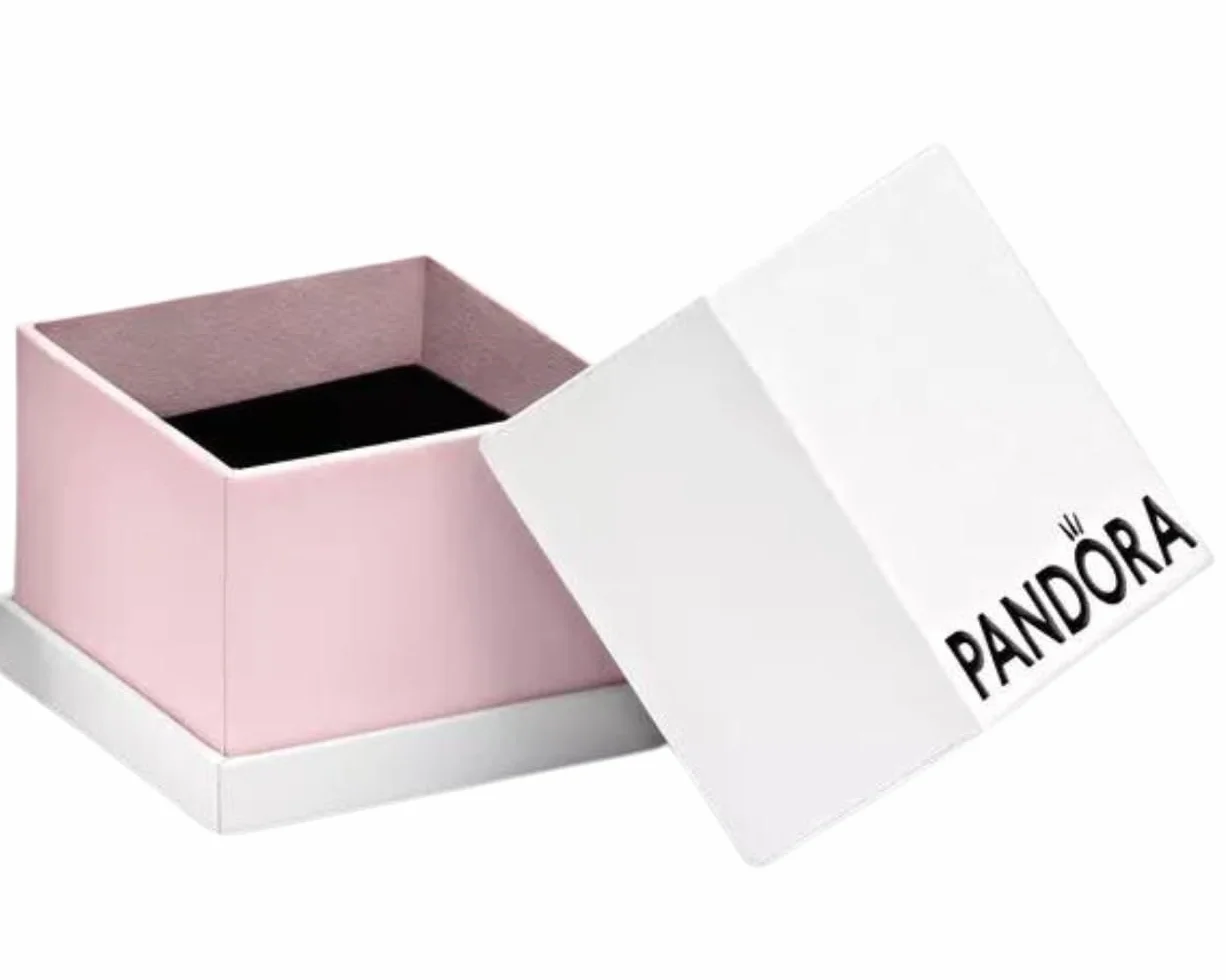PANDORA Caja de regalo joyería mujer 5x5x4 cm