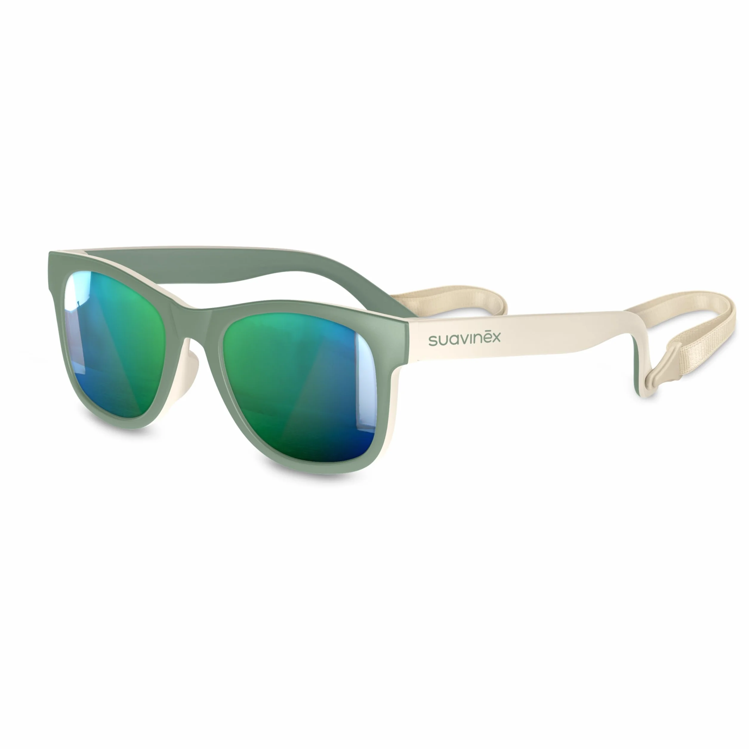 Suavinex Gafas de Sol Niños Polarizadas UV400 Cat.3 Protección UVA UVB Funda Cinta Sujeción