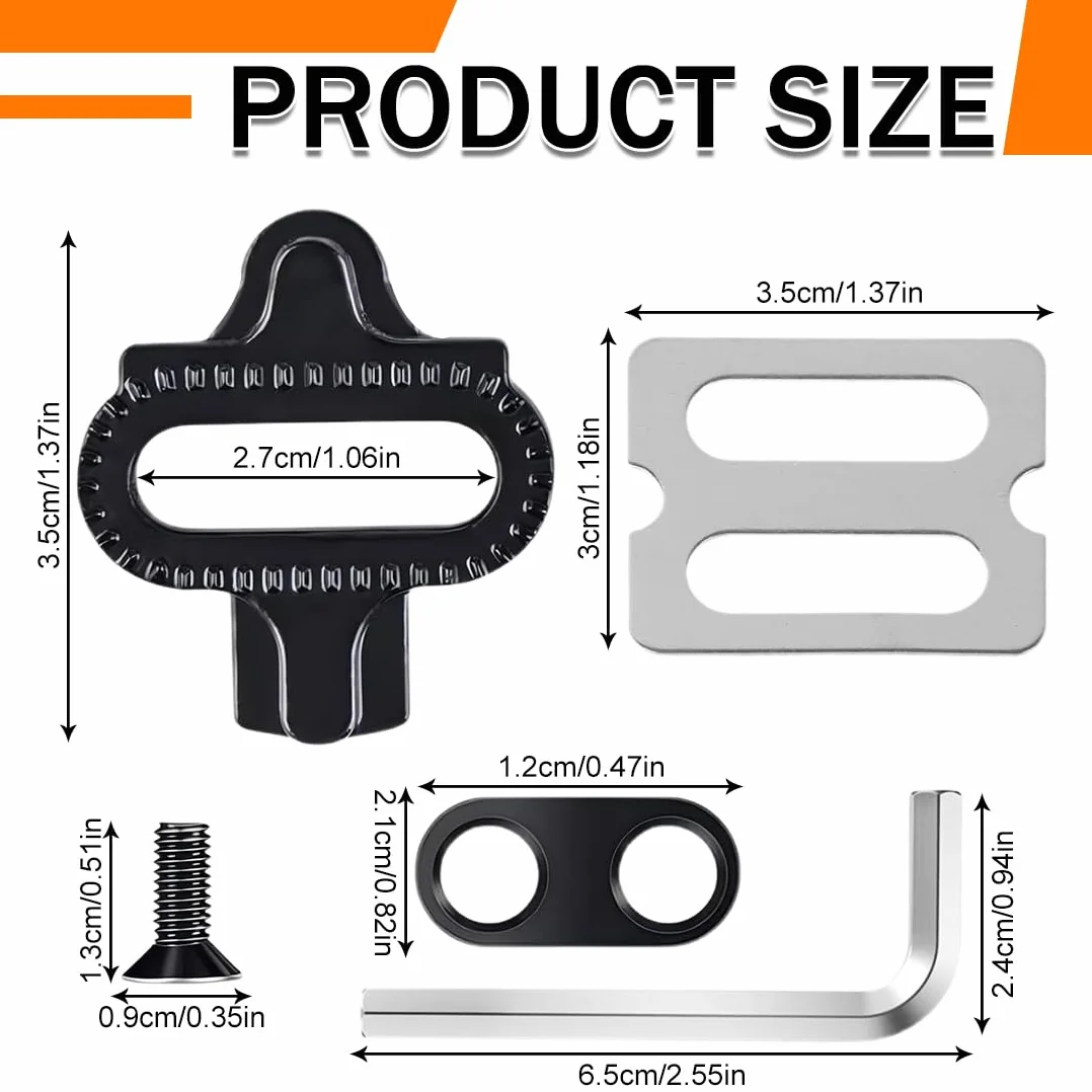 Calzas SPD Shimano MTB para bicicleta con placas antideslizantes, compatibles con pedales