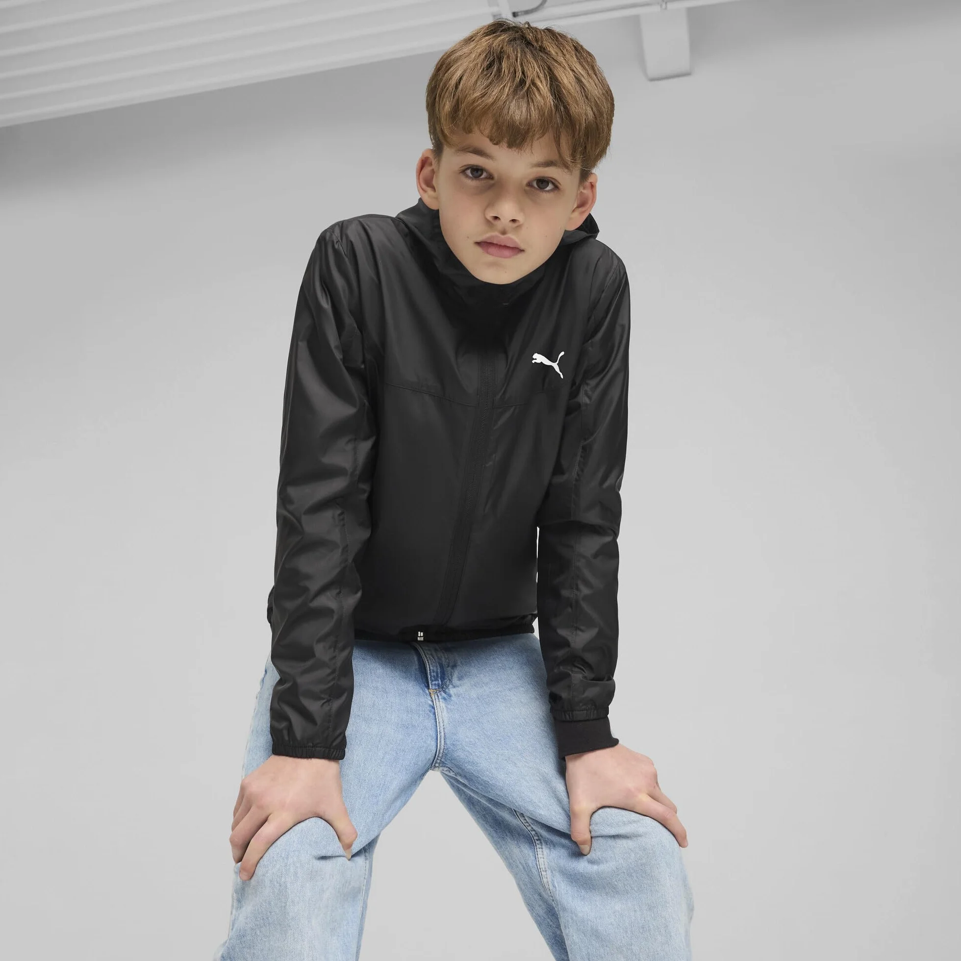 PUMA Cortavientos Regular Windbreaker Unisex niños